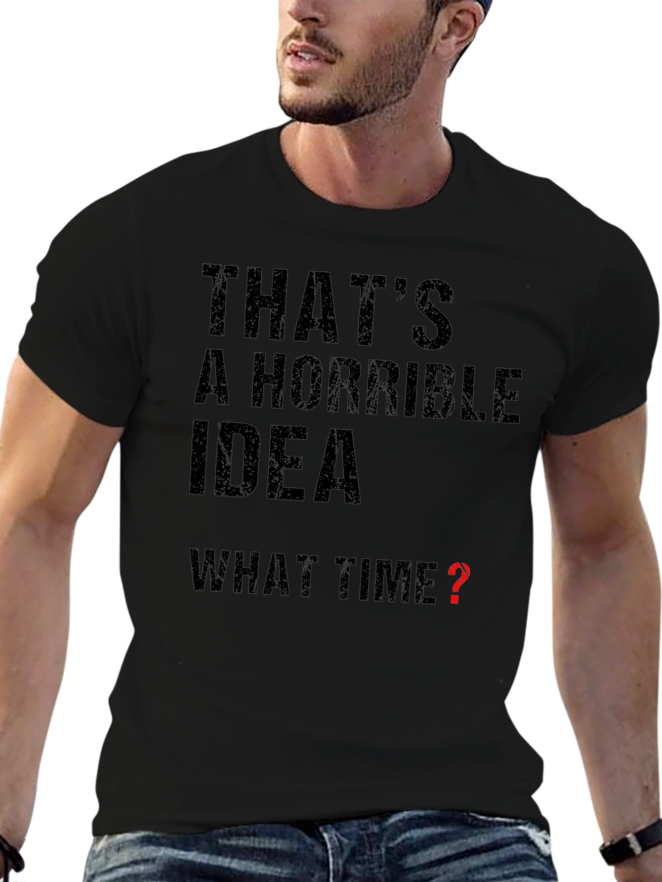 Horrible Idea - What Time? Graphic T-Shirt
