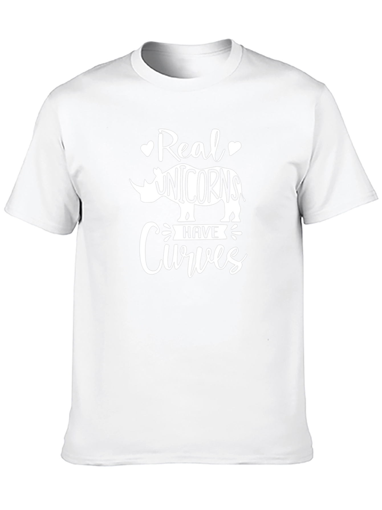 Real Unicorns Have Curves Graphic T-Shirt