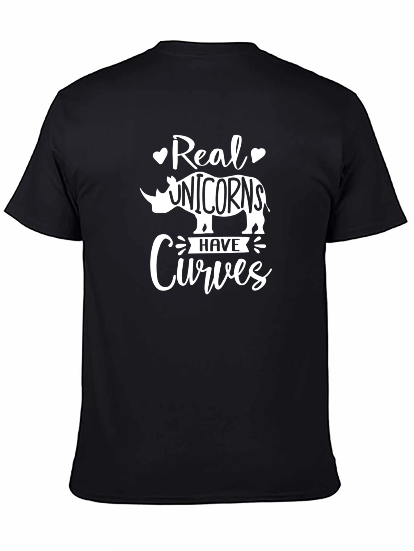 Real Unicorns Have Curves Graphic T-Shirt