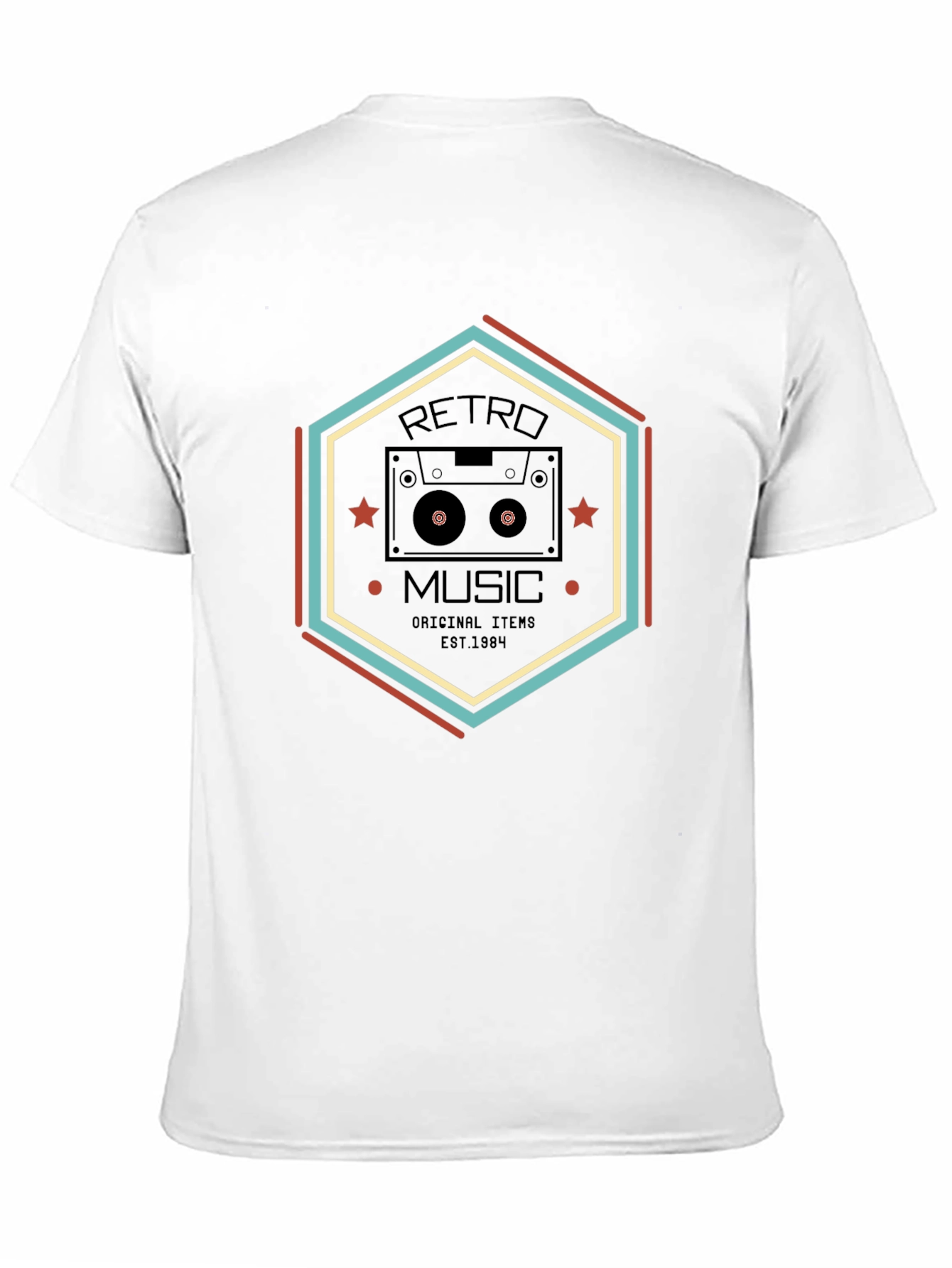 Retro Music Cassette Graphic Tee