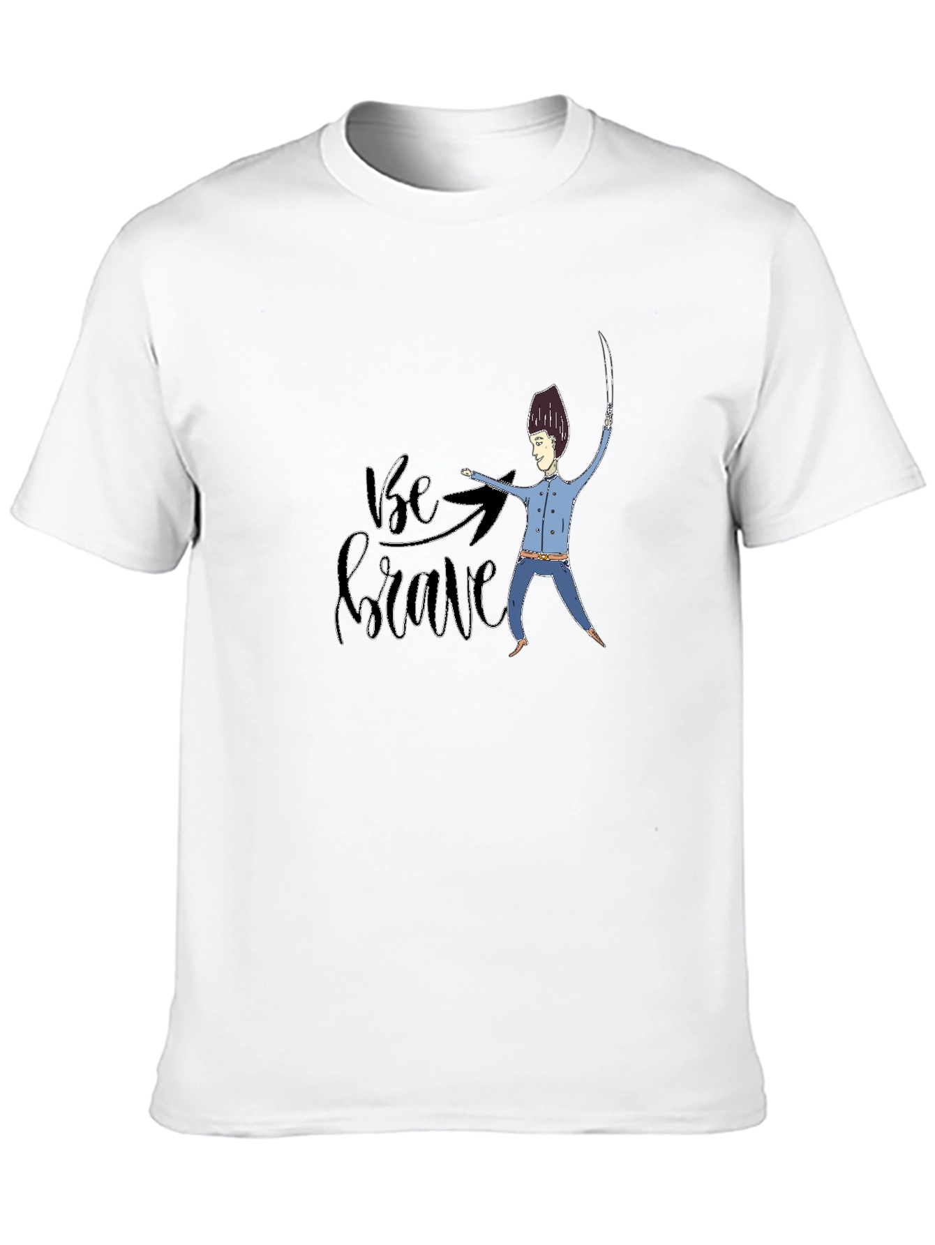 Be Brave T-Shirt - Graphic Novelty Print