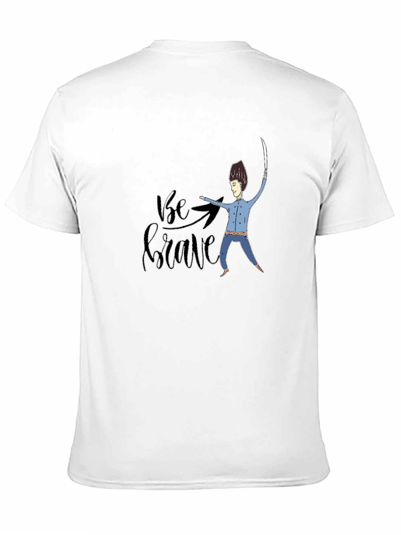 Be Brave T-Shirt - Graphic Novelty Print