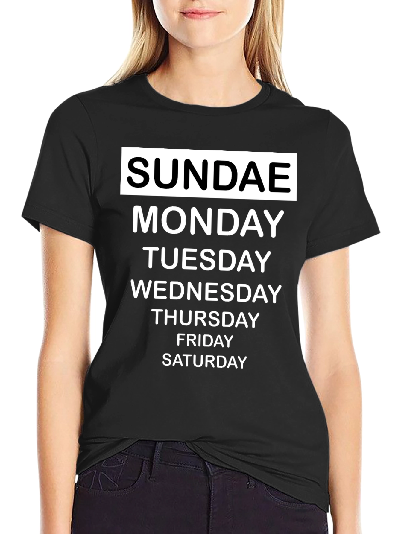 Days of the Week Graphic T-Shirt