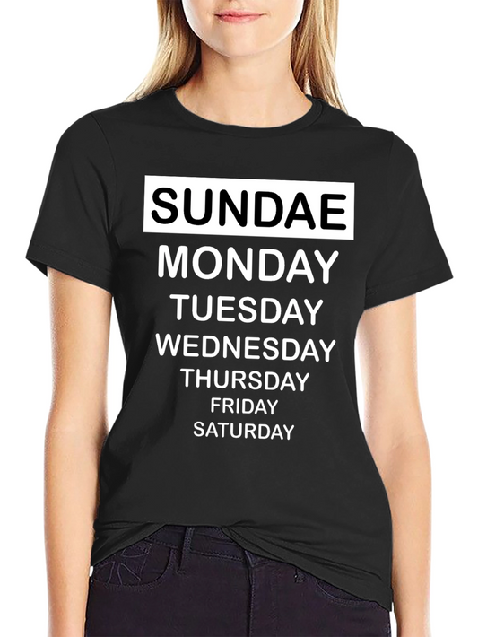 Days of the Week Graphic T-Shirt