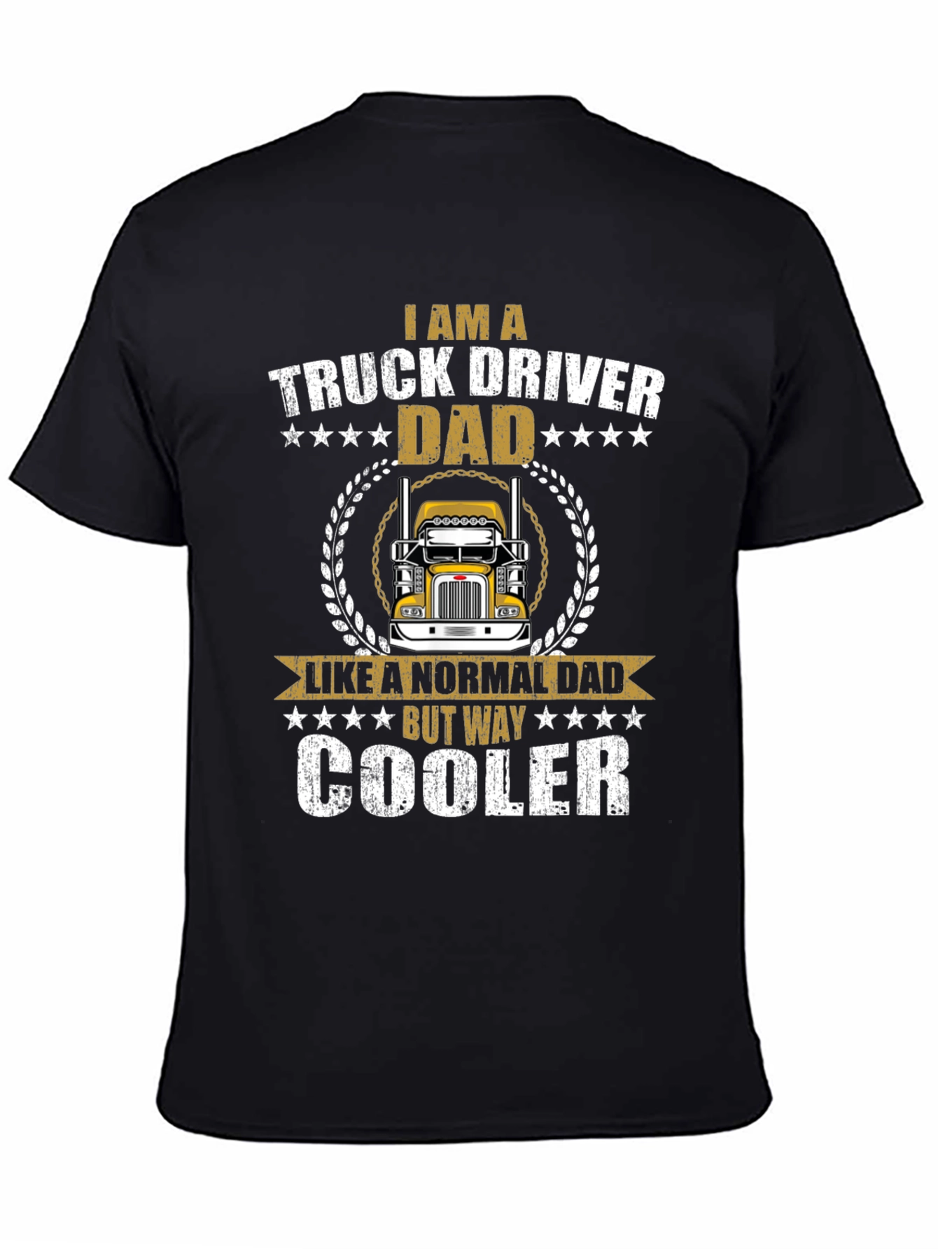 Truck Driver Dad T-Shirt - Cool Fathers Day Gift