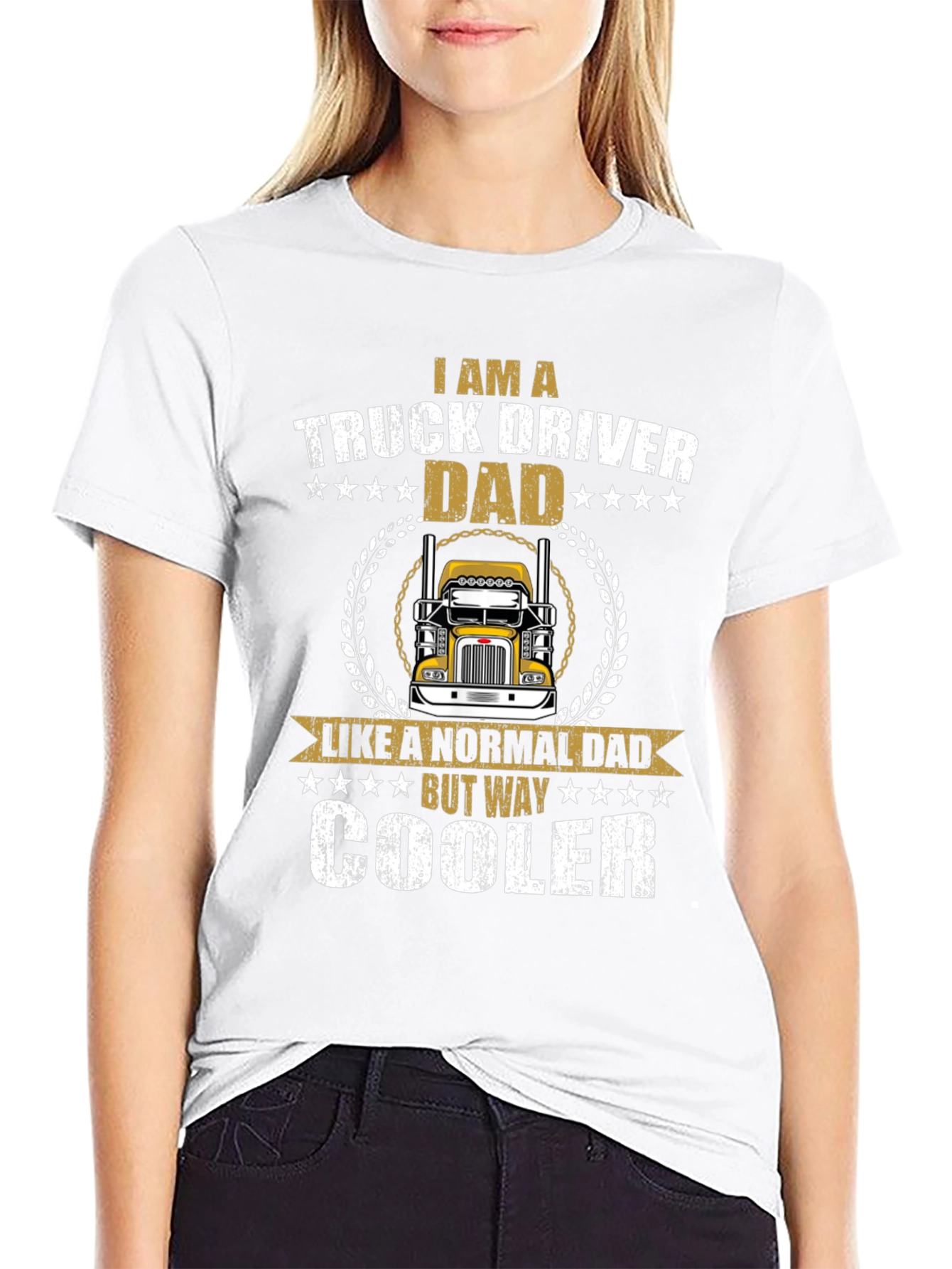 Truck Driver Dad T-Shirt - Cool Fathers Day Gift