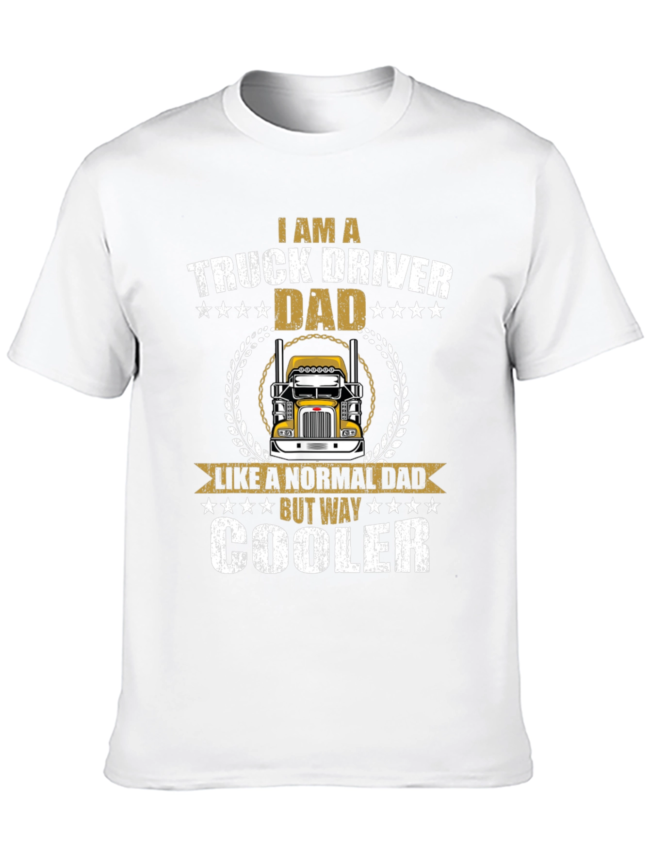 Truck Driver Dad T-Shirt - Cool Fathers Day Gift