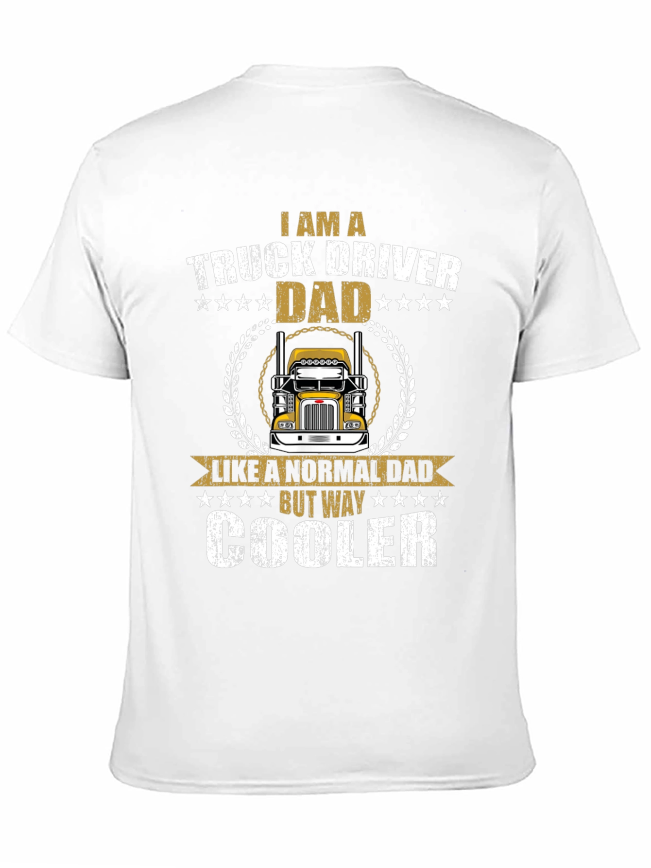 Truck Driver Dad T-Shirt - Cool Fathers Day Gift
