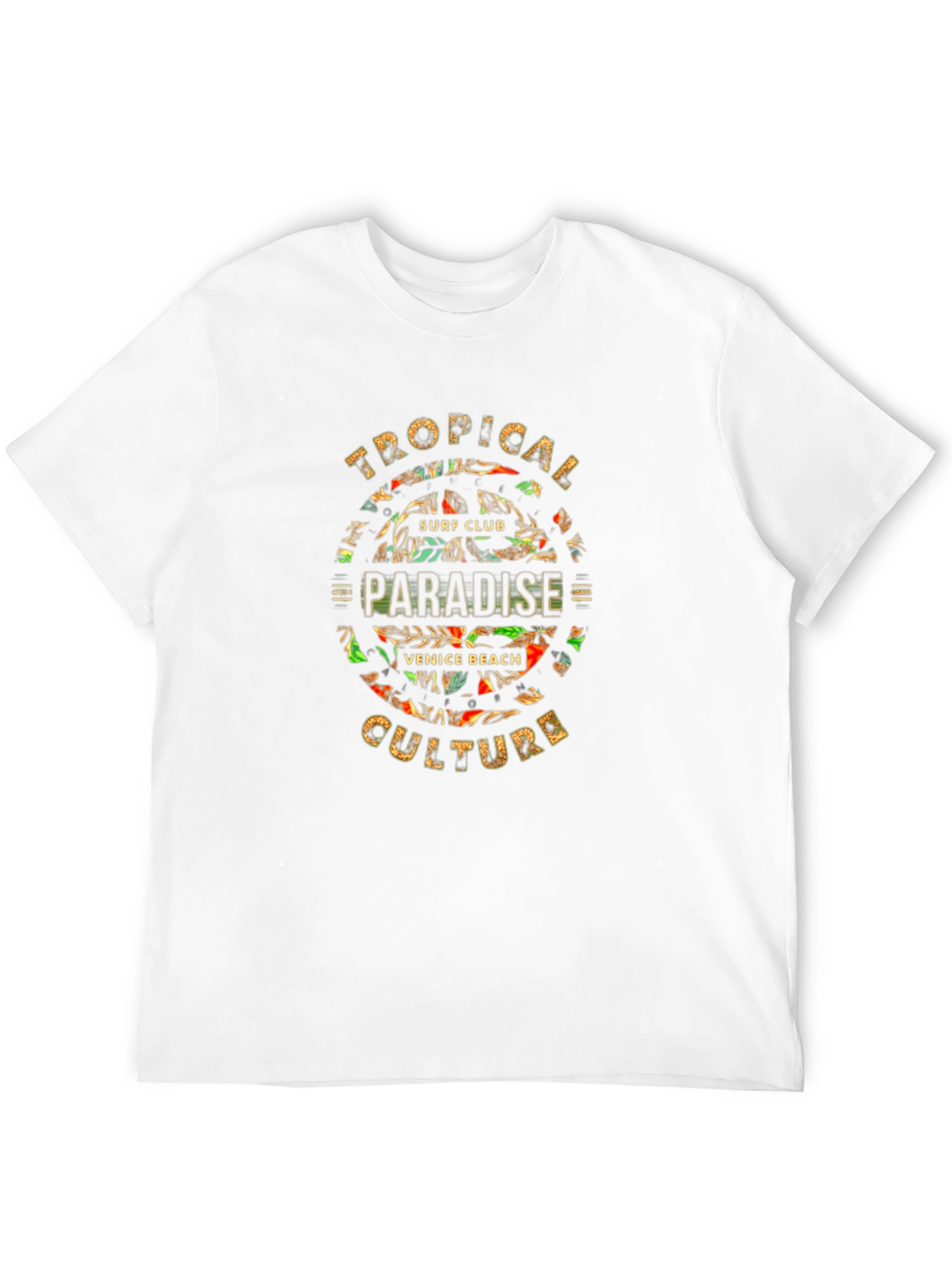 Tropical Paradise Surf Club Graphic Tee