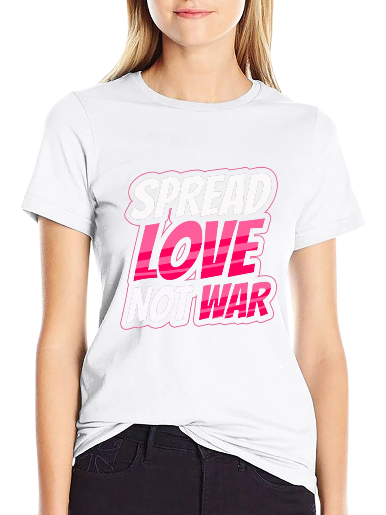 Spread Love Not War Graphic Tee