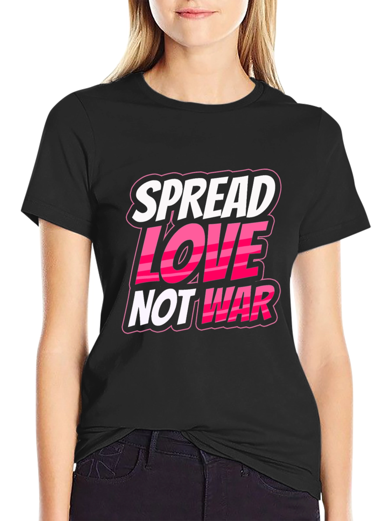 Spread Love Not War Graphic Tee