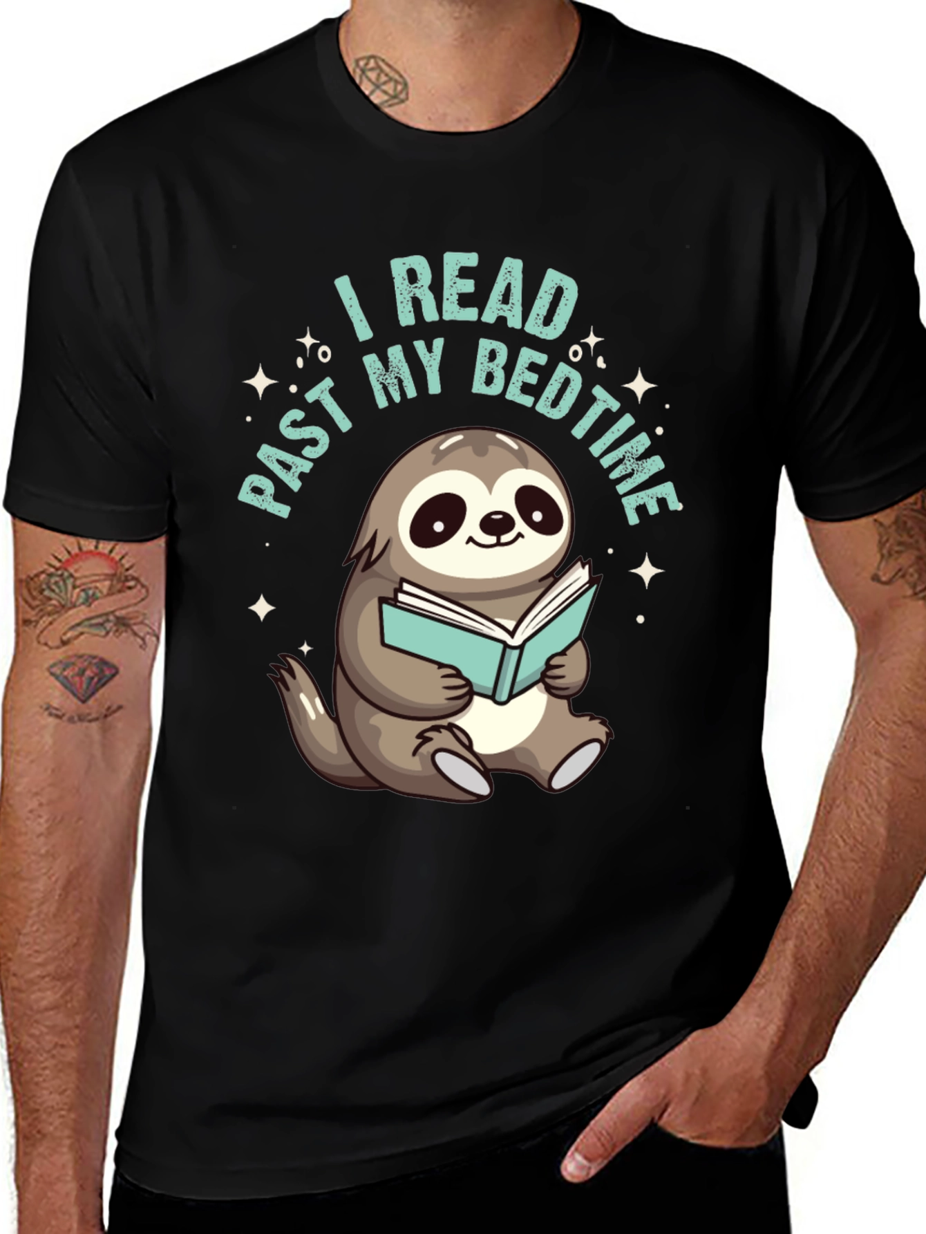 I Read Past My Bedtime Sloth T-Shirt