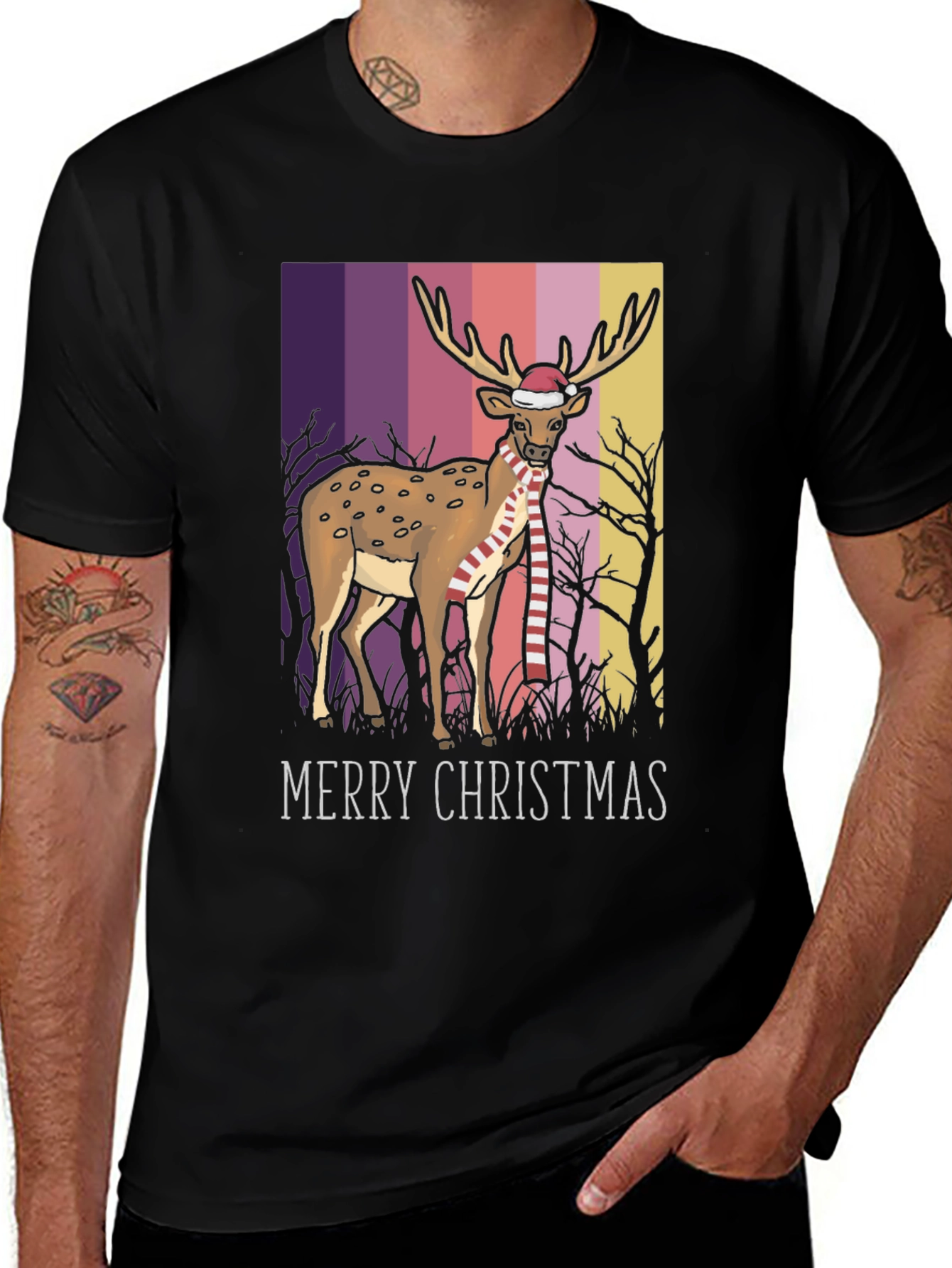 Christmas Deer Graphic Tee