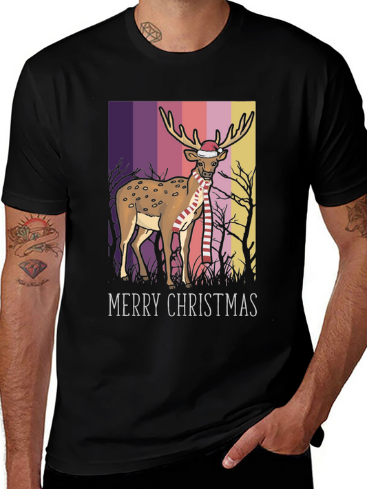 Christmas Deer Graphic Tee