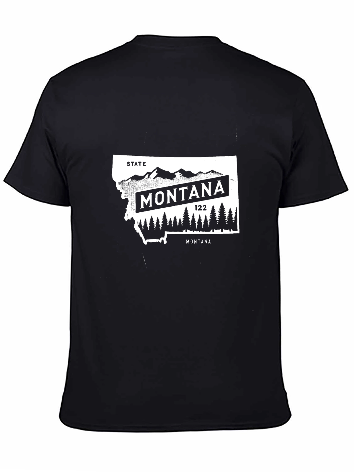 Montana State Graphic Tee - Black