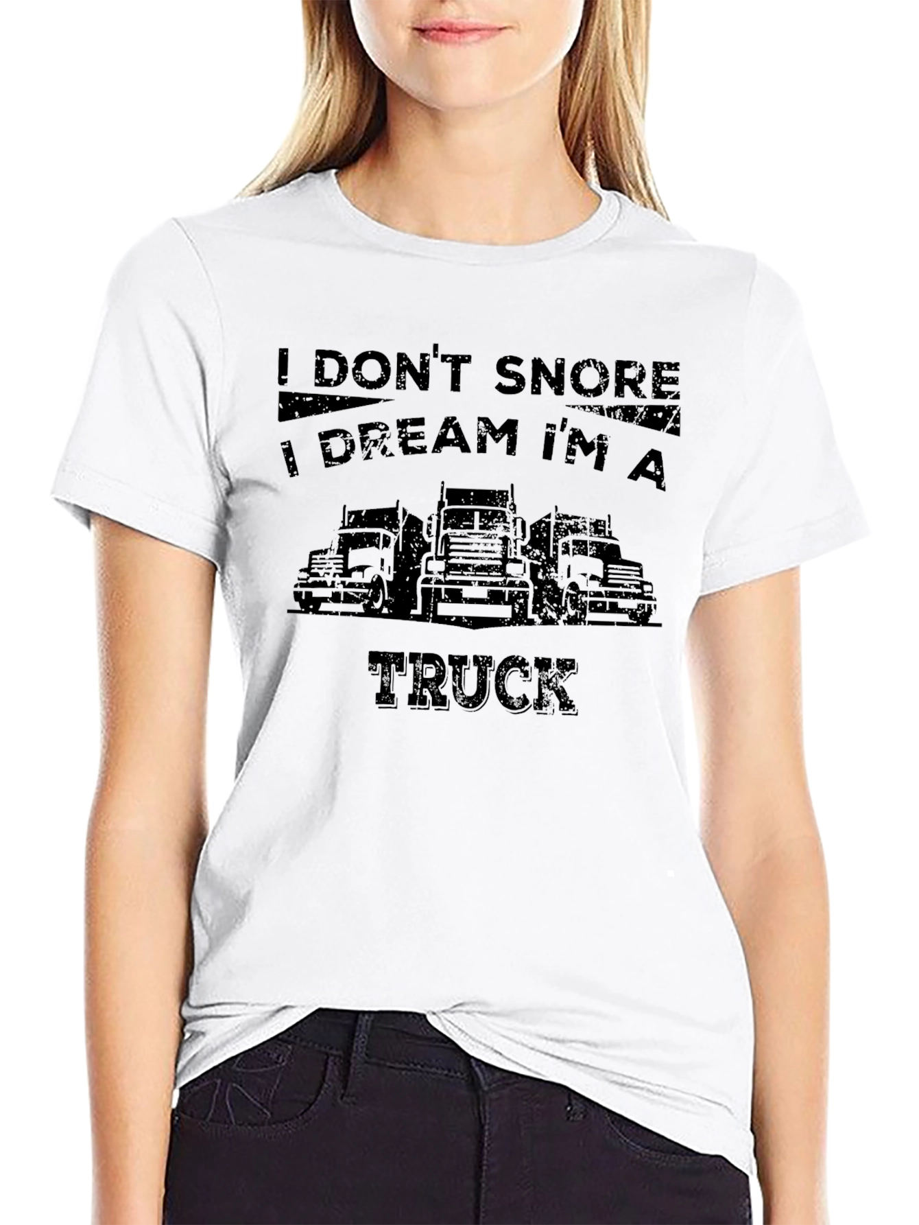 Dream Im A Truck Funny Mens T-shirt