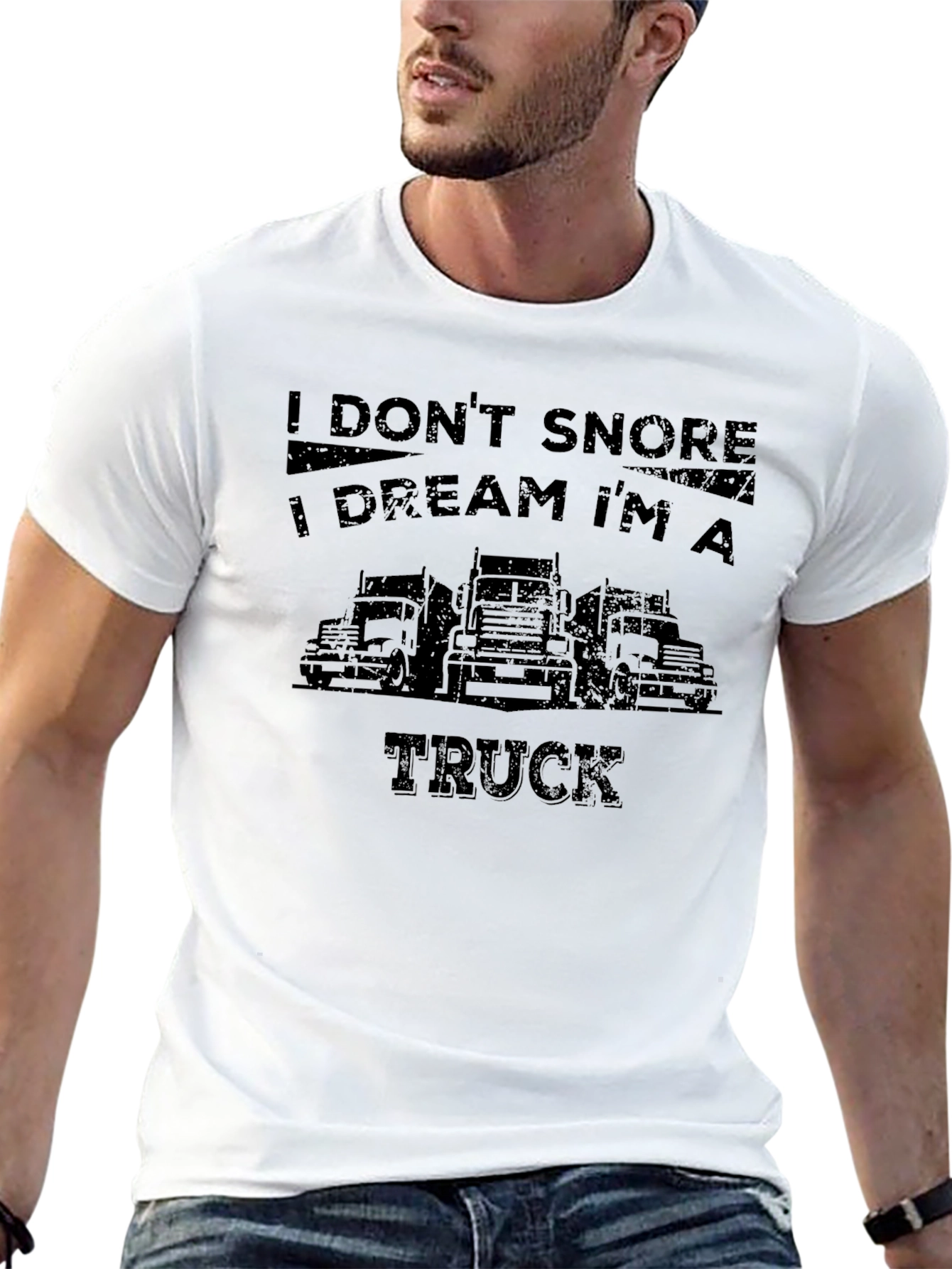 Dream Im A Truck Funny Mens T-shirt