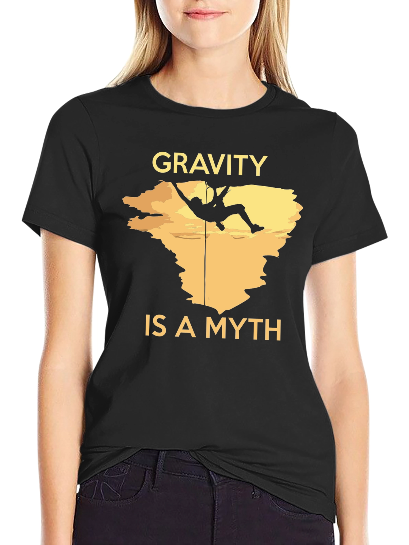 Gravity is a Myth Climbing T-Shirt