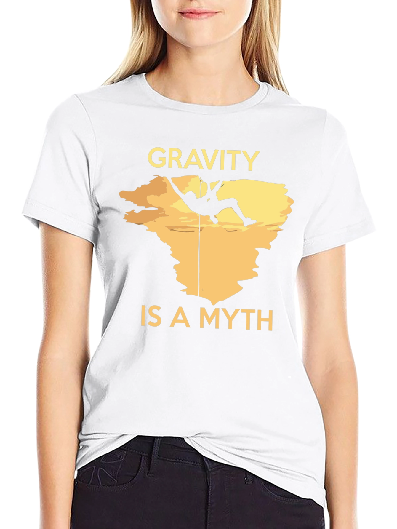 Gravity is a Myth Climbing T-Shirt