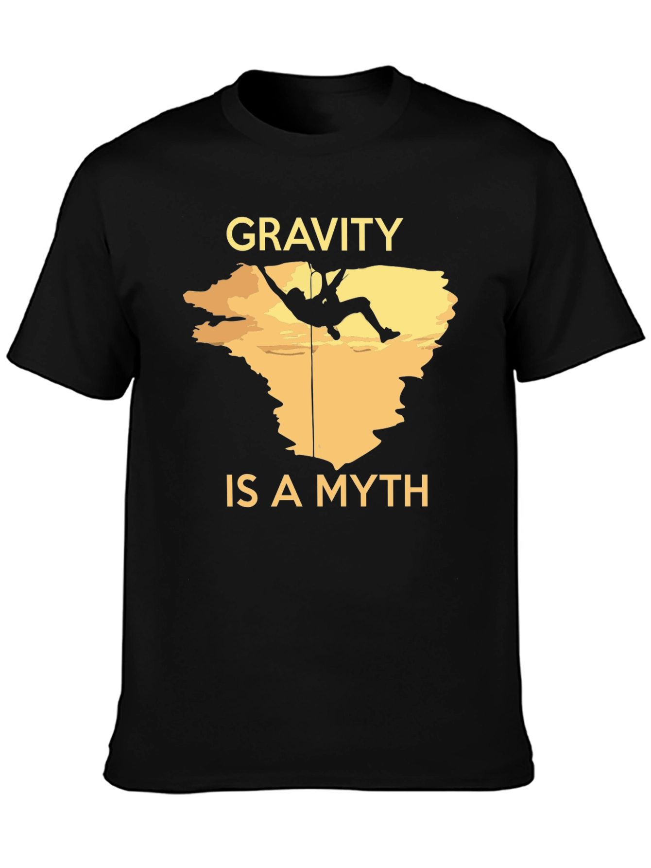 Gravity is a Myth Climbing T-Shirt