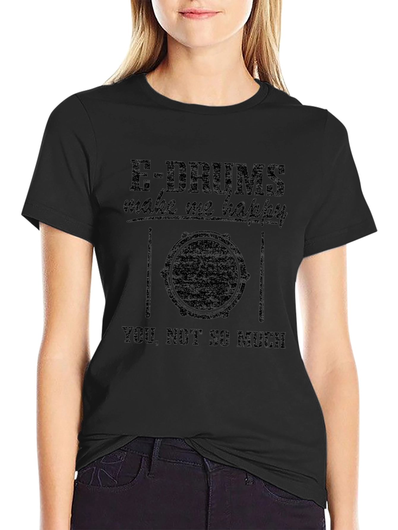 E-Drums Make Me Happy T-Shirt