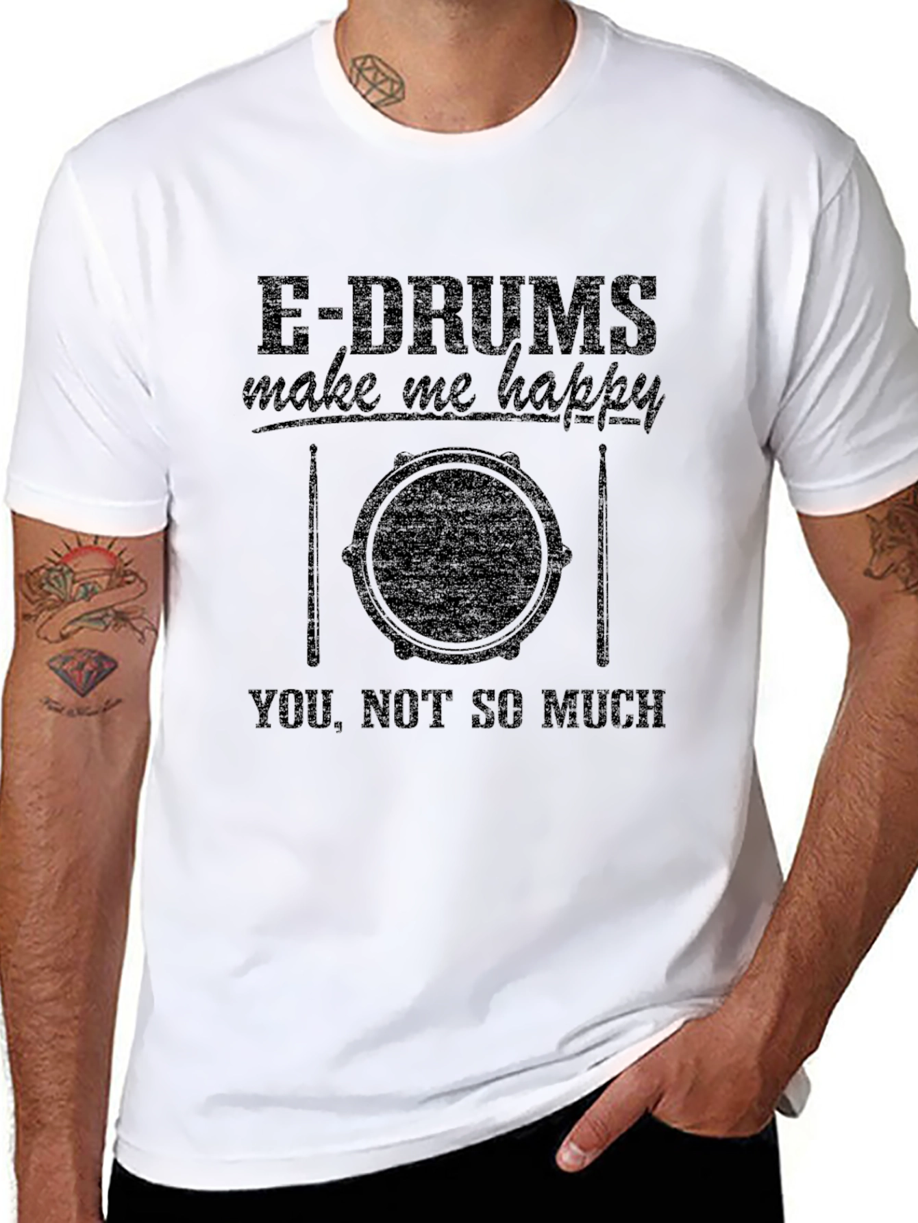 E-Drums Make Me Happy T-Shirt