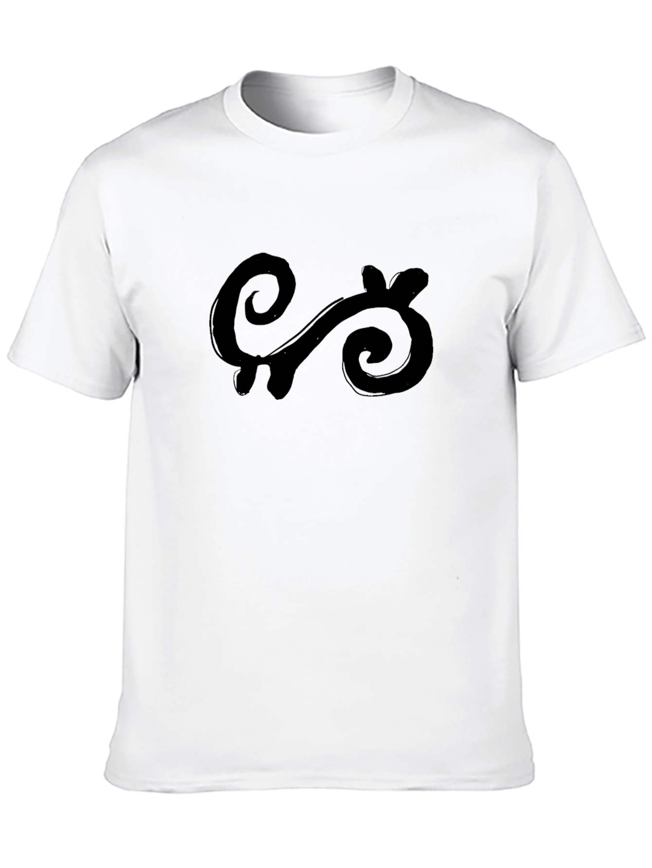 Graphic Tee - Black Adinkra Symbol Shirt