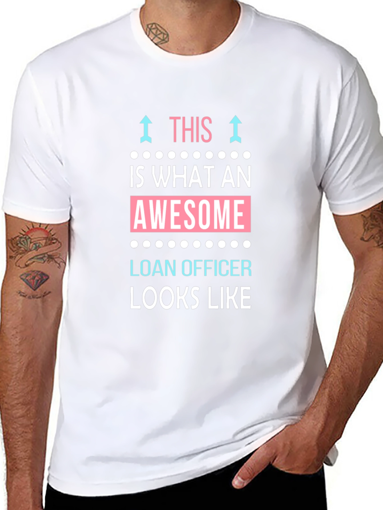 Awesome Loan Officer T-Shirt - Black Cotton Tee