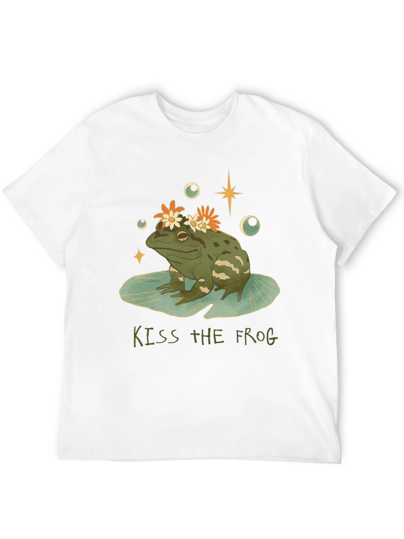 Kiss the Frog Graphic Tee - Quirky Casual Wear