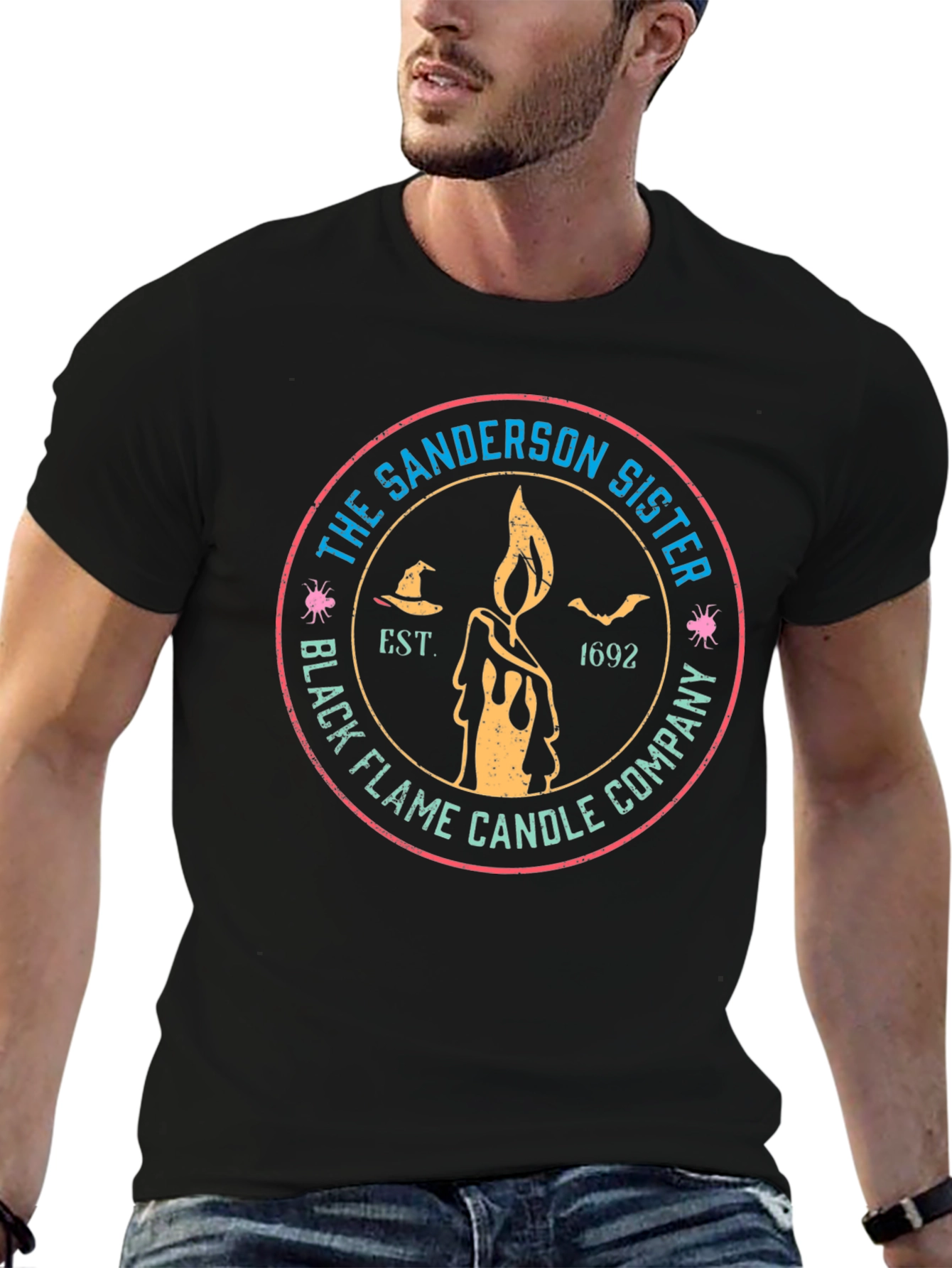 Sanderson Sisters Black Flame Candle Co. T-Shirt