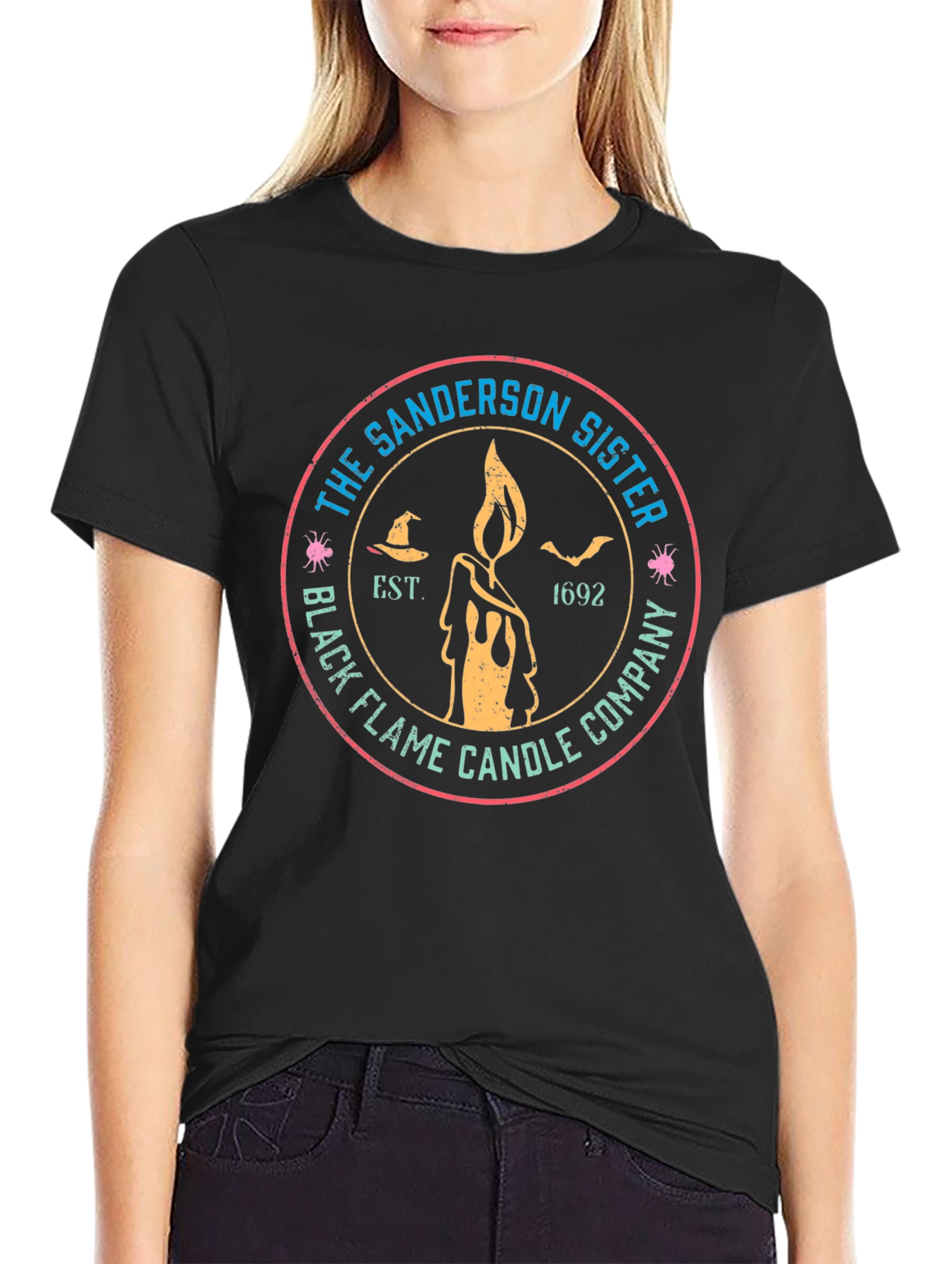 Sanderson Sisters Black Flame Candle Co. T-Shirt