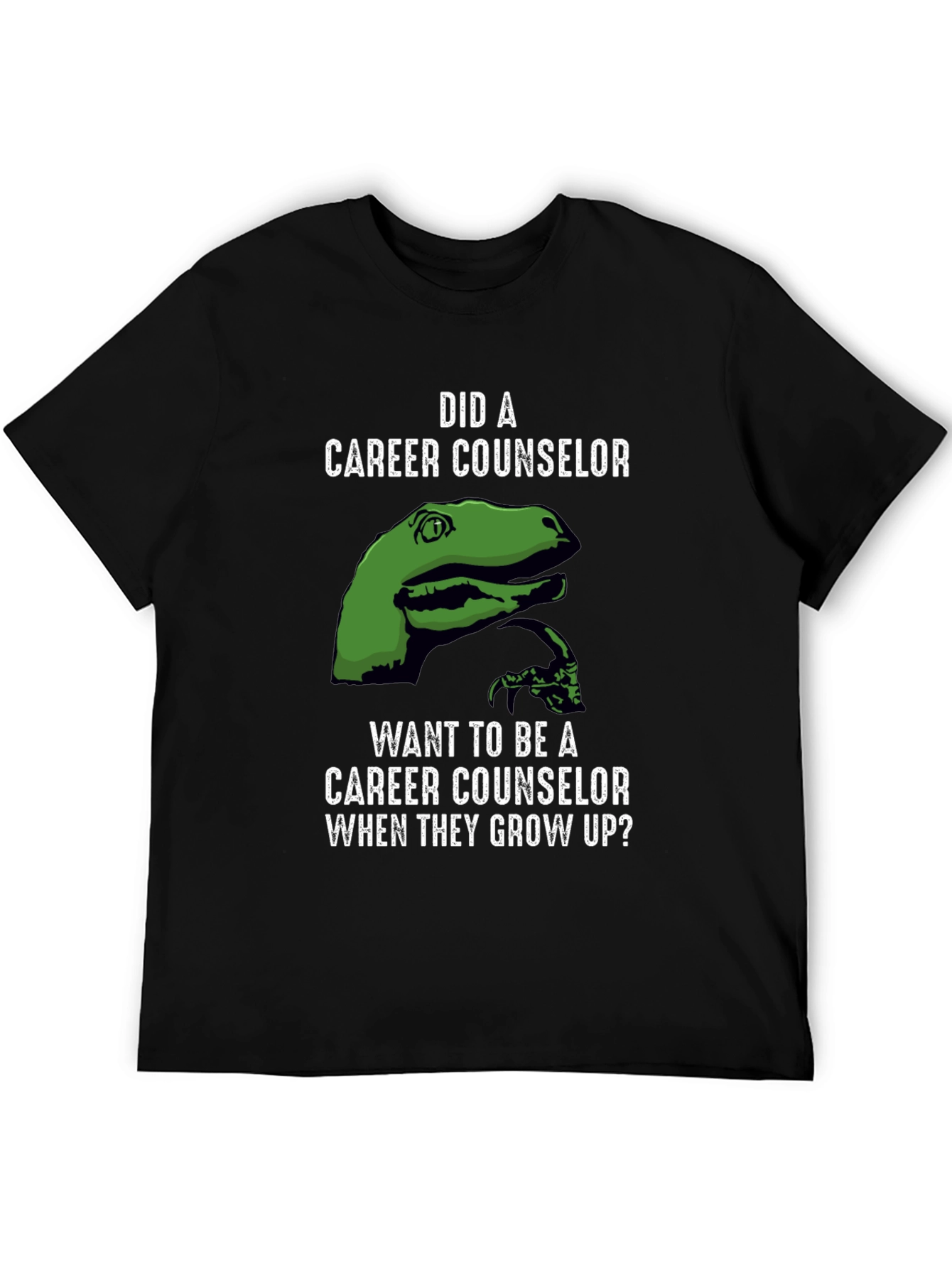 Career Counselor Dinosaur Graphic Tee
