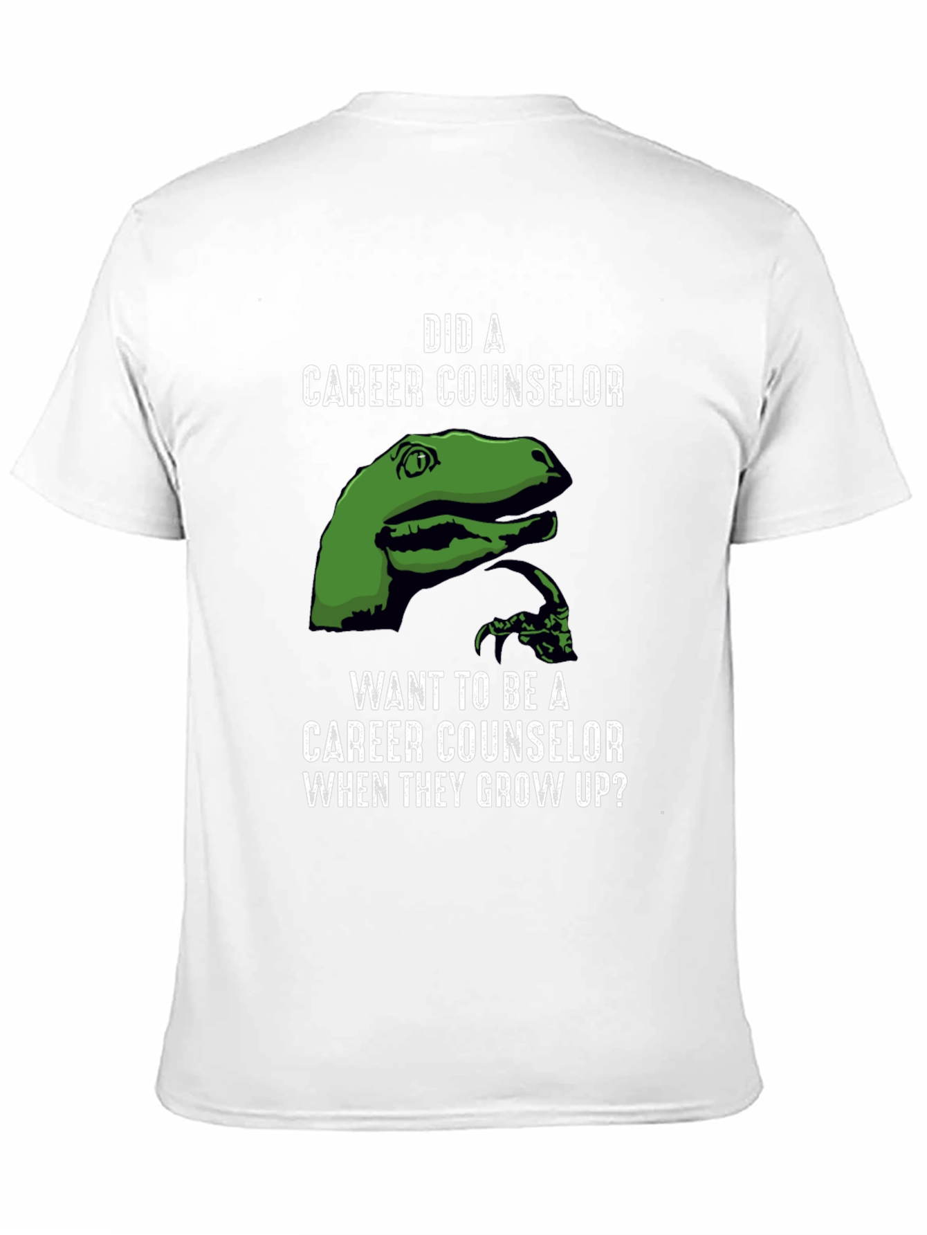 Career Counselor Dinosaur Graphic Tee