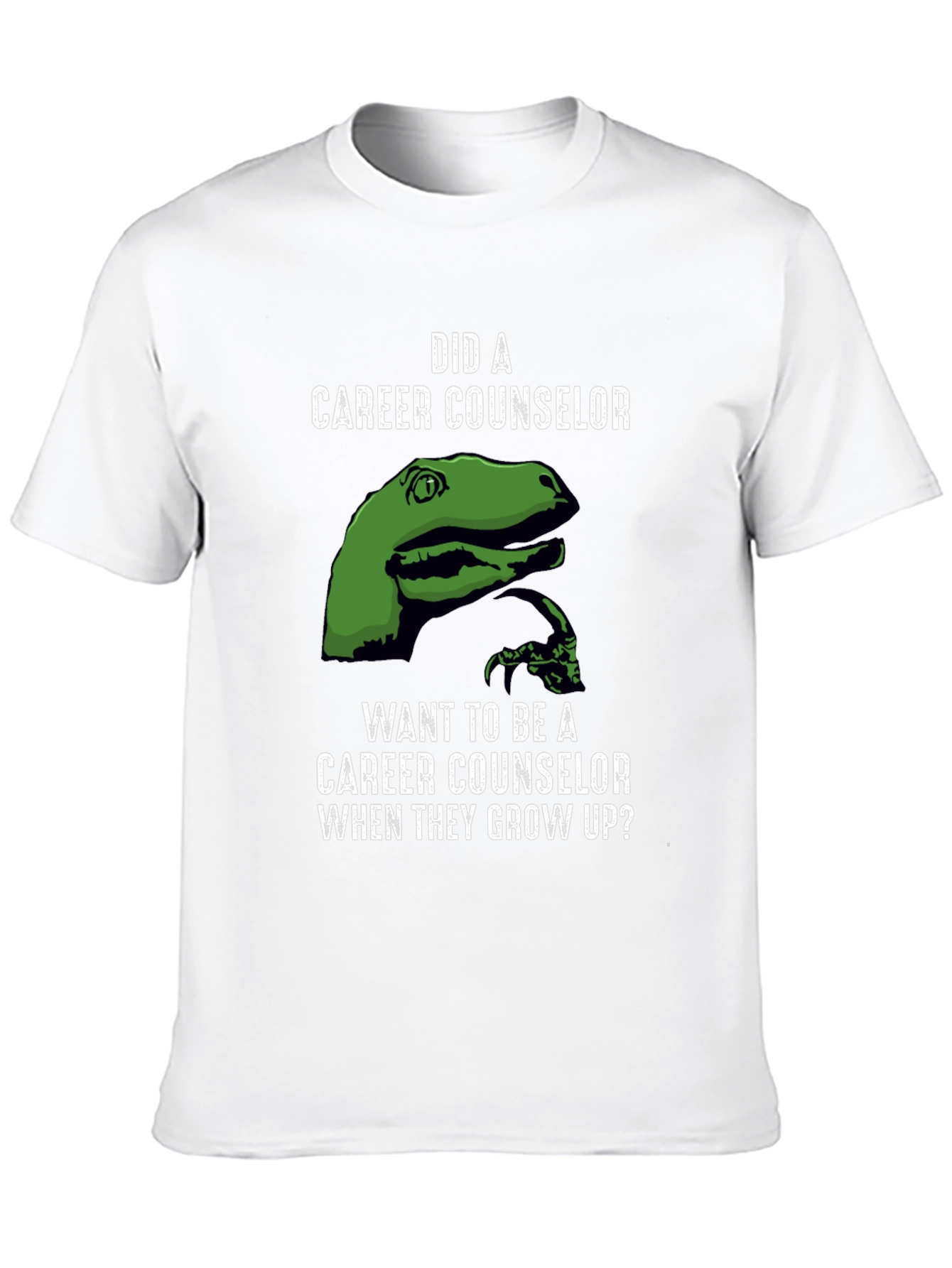 Career Counselor Dinosaur Graphic Tee