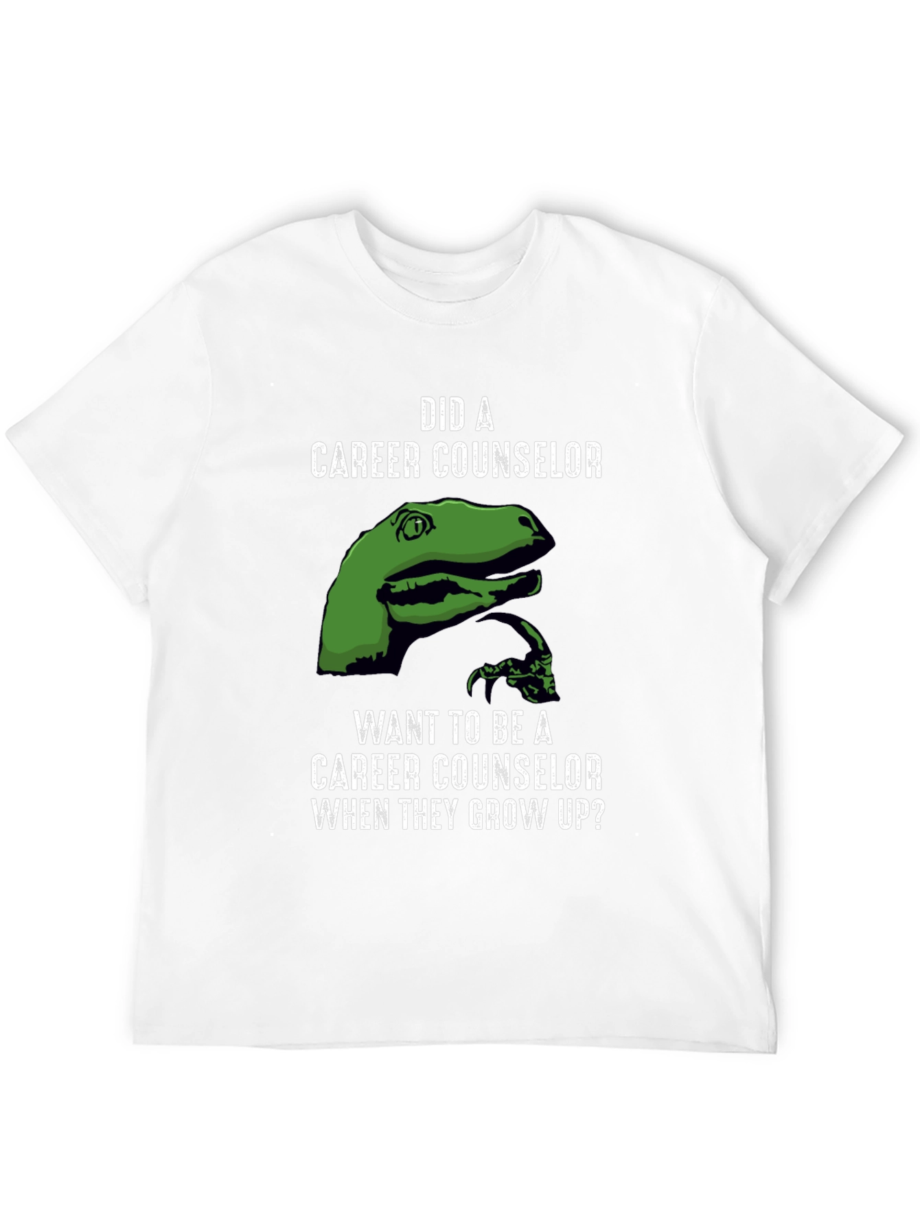 Career Counselor Dinosaur Graphic Tee
