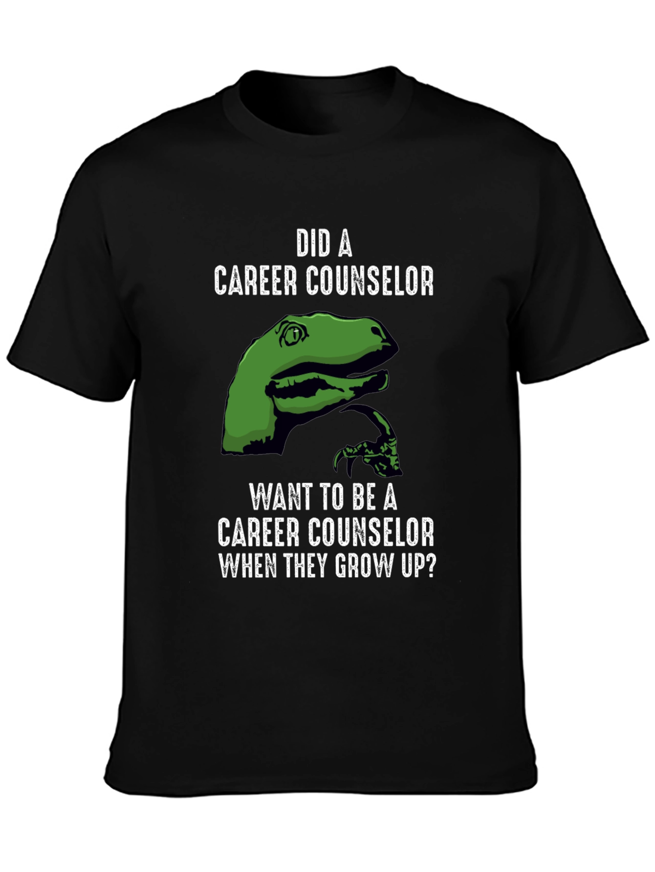 Career Counselor Dinosaur Graphic Tee