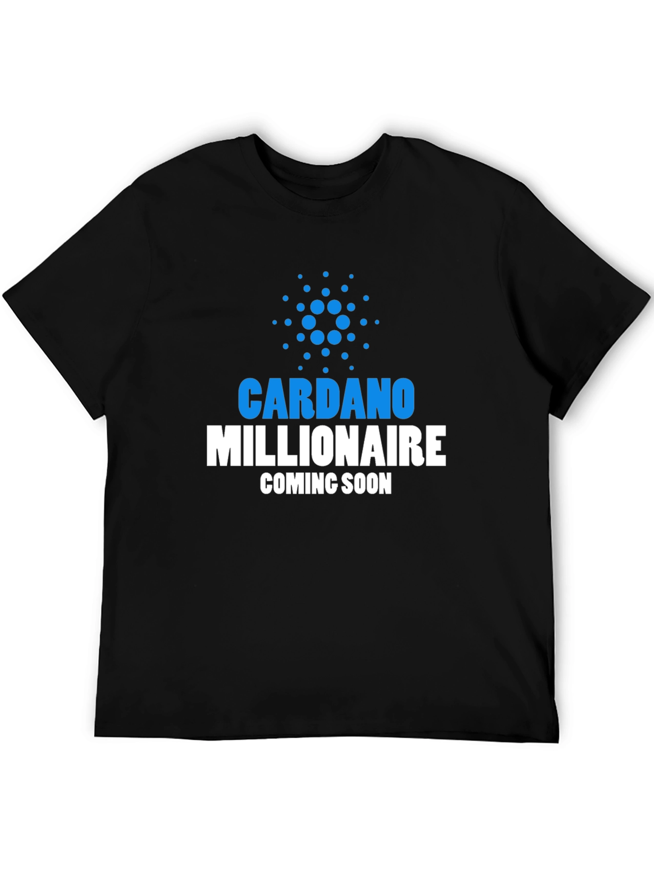 Cardano Millionaire Black T-Shirt - Crypto HODL