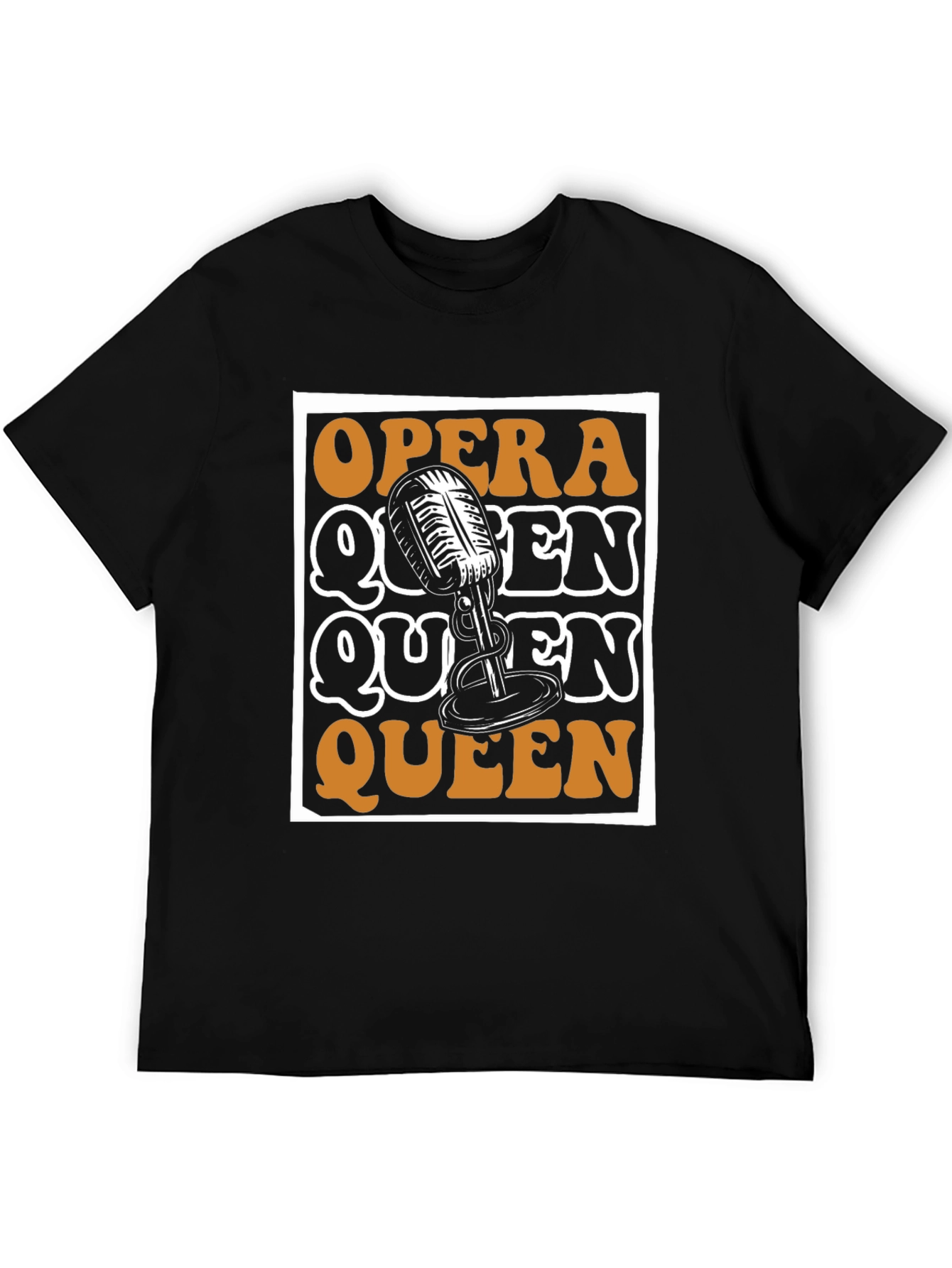 Opera Queen Microphone Graphic Tee