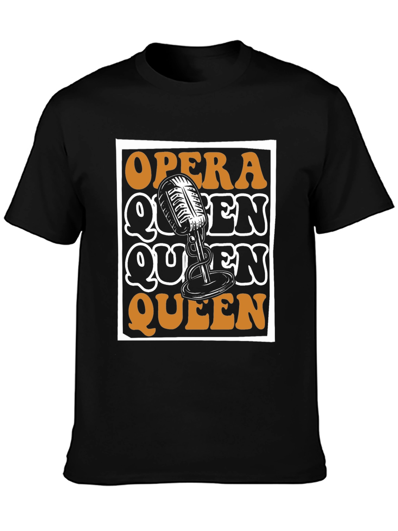 Opera Queen Microphone Graphic Tee