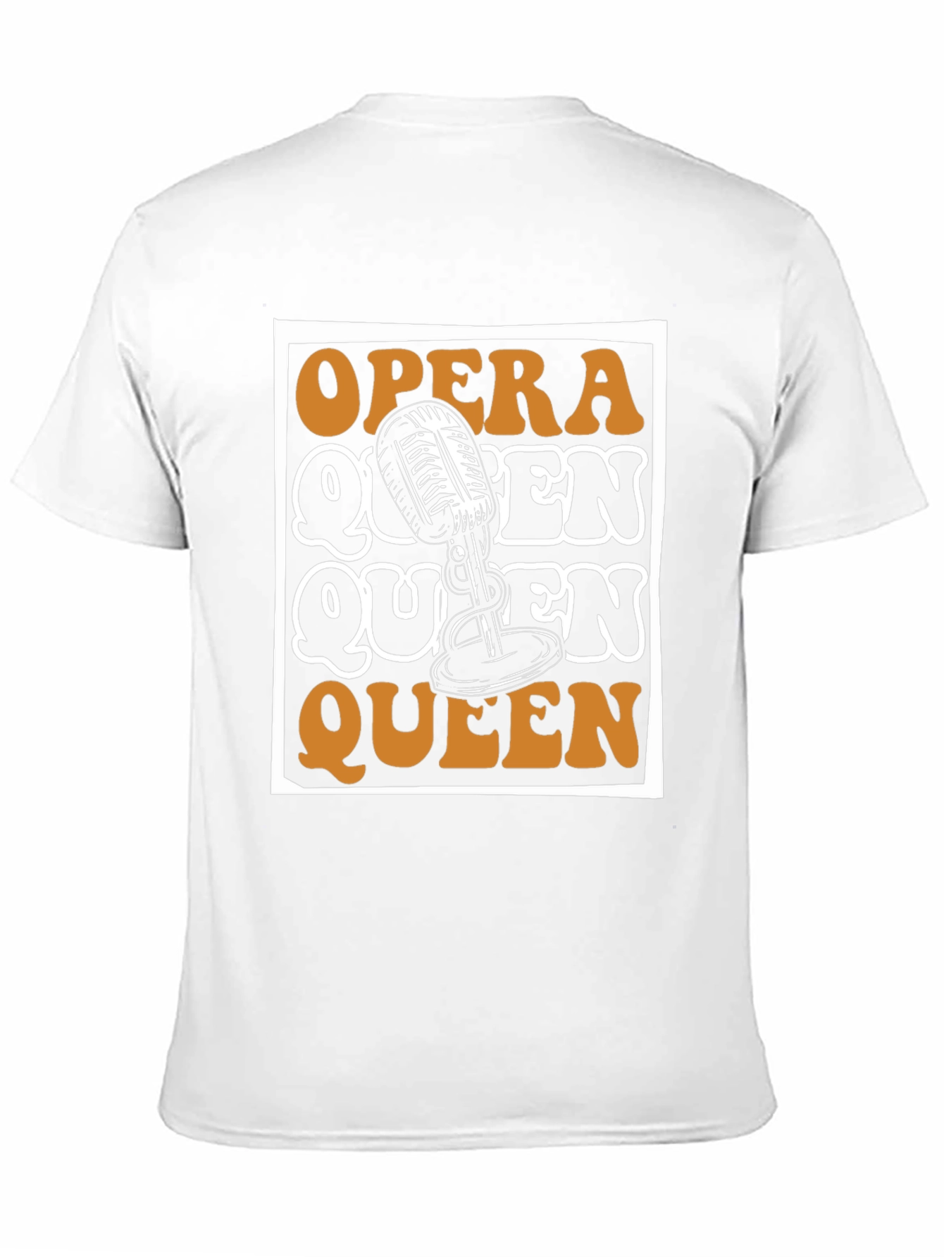 Opera Queen Microphone Graphic Tee