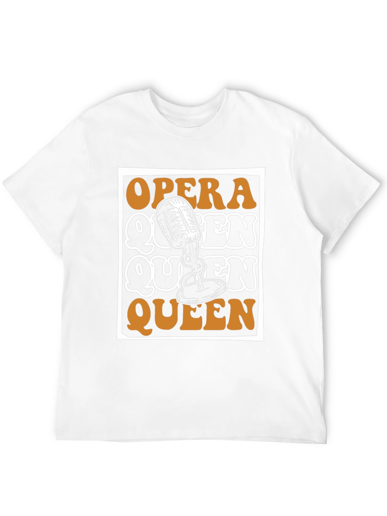 Opera Queen Microphone Graphic Tee