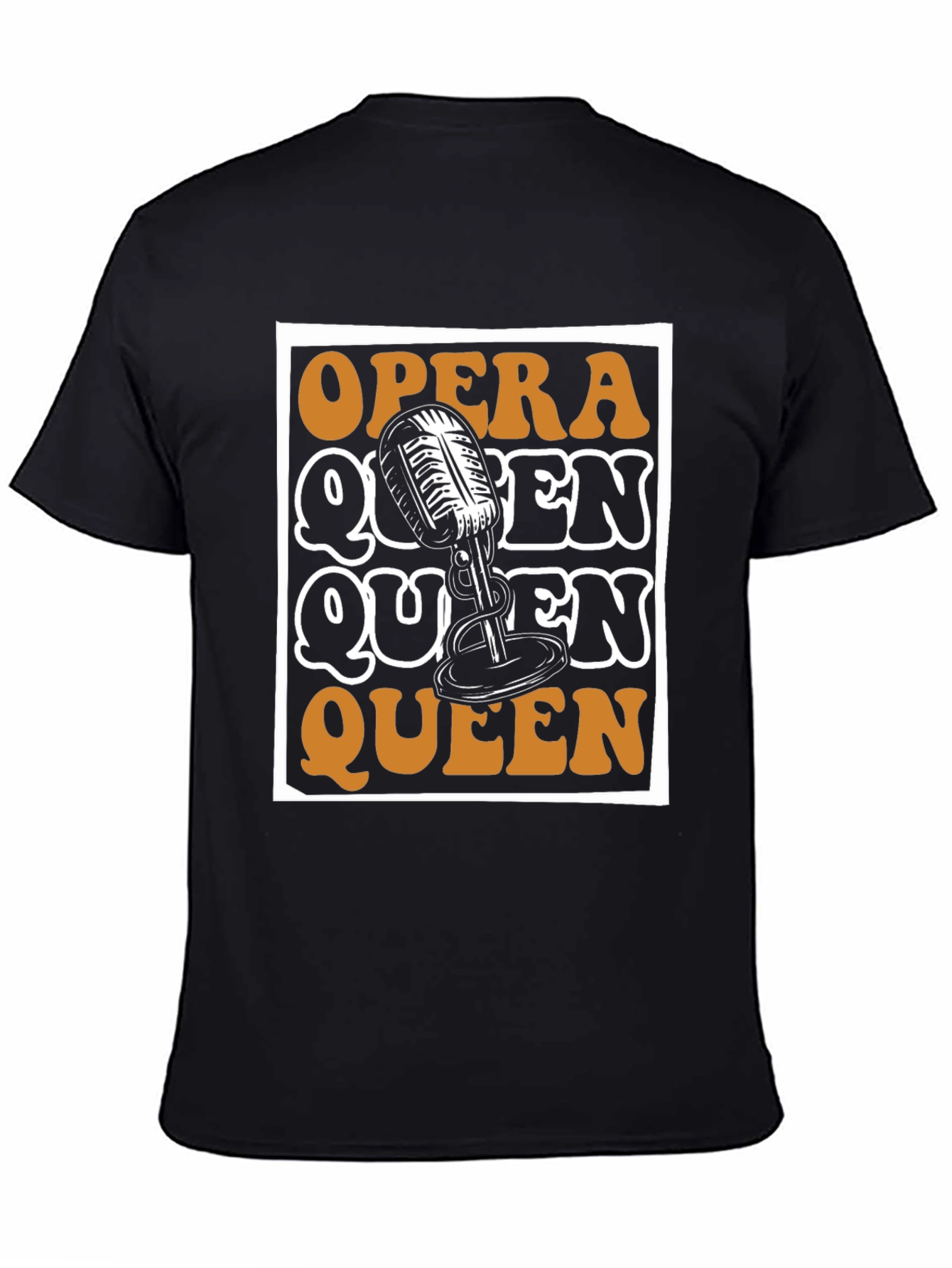 Opera Queen Microphone Graphic Tee