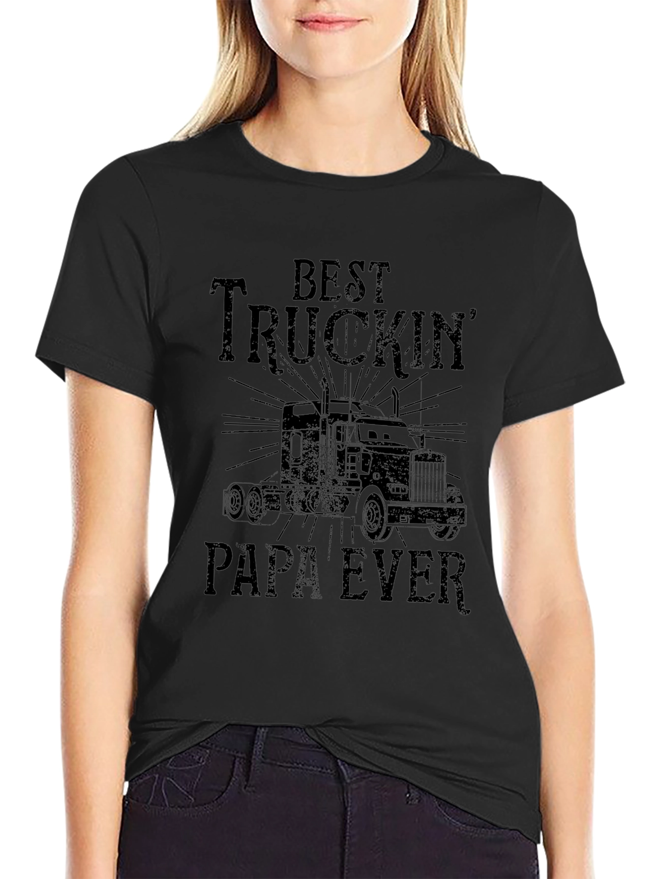 Best Truckin Papa Ever T-Shirt