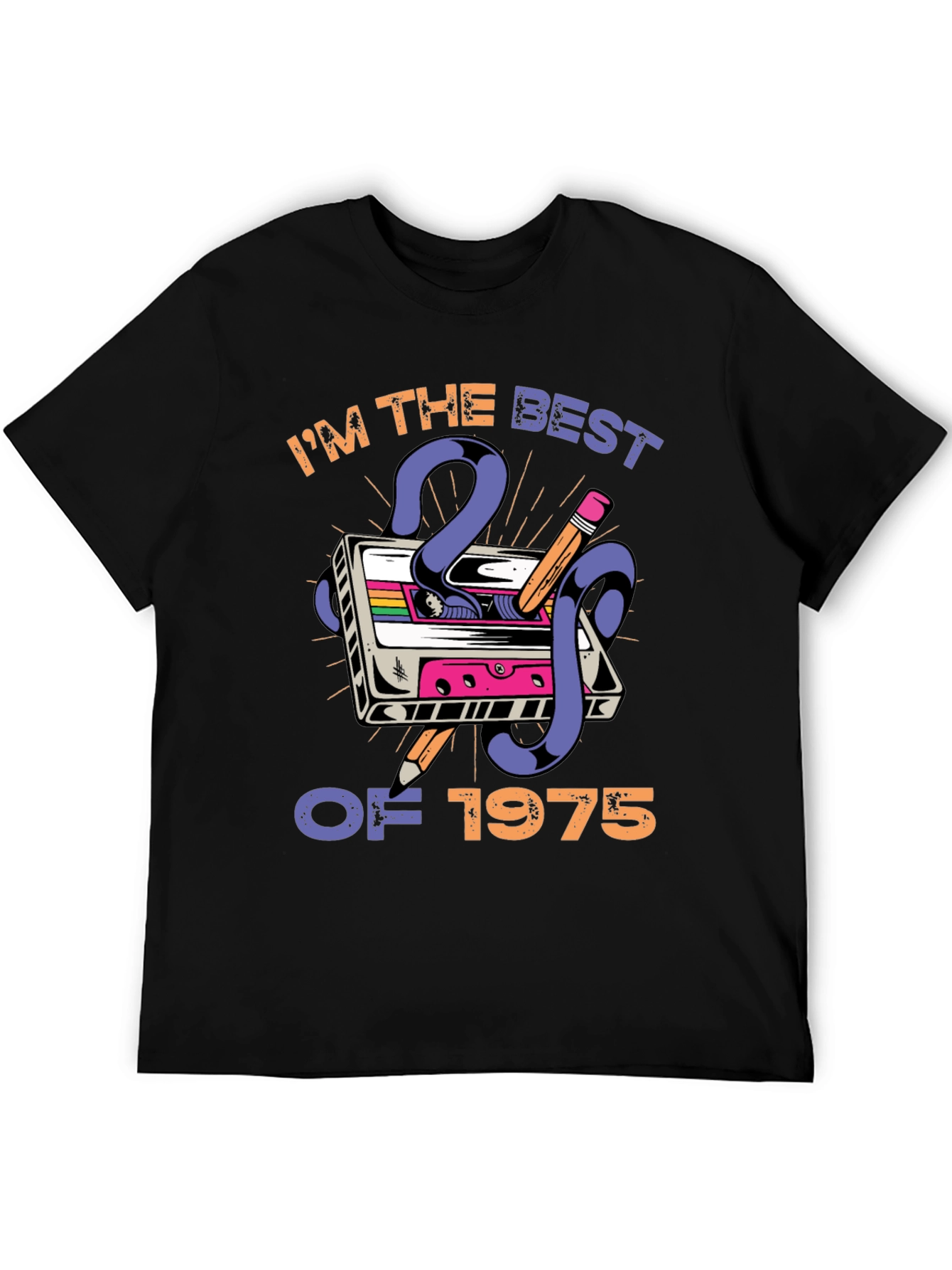 Best of 1975 Cassette Tape Graphic T-Shirt