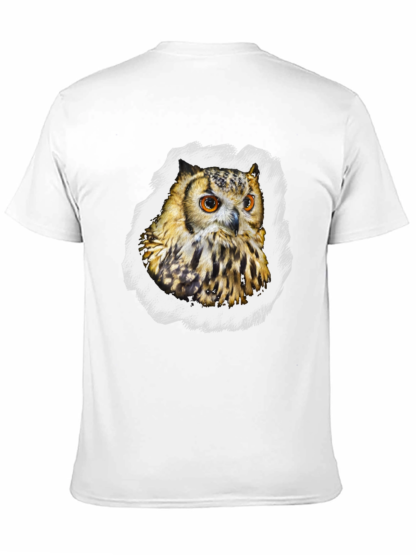 Owl Graphic T-Shirt - Mens Black Tee