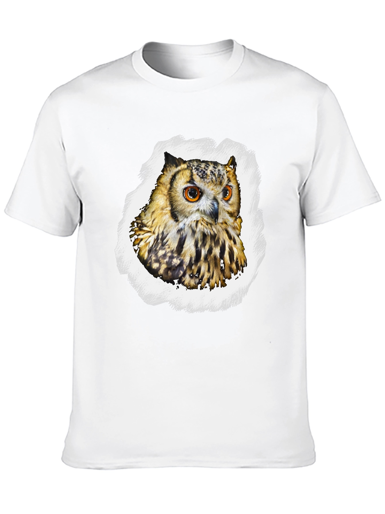 Owl Graphic T-Shirt - Mens Black Tee