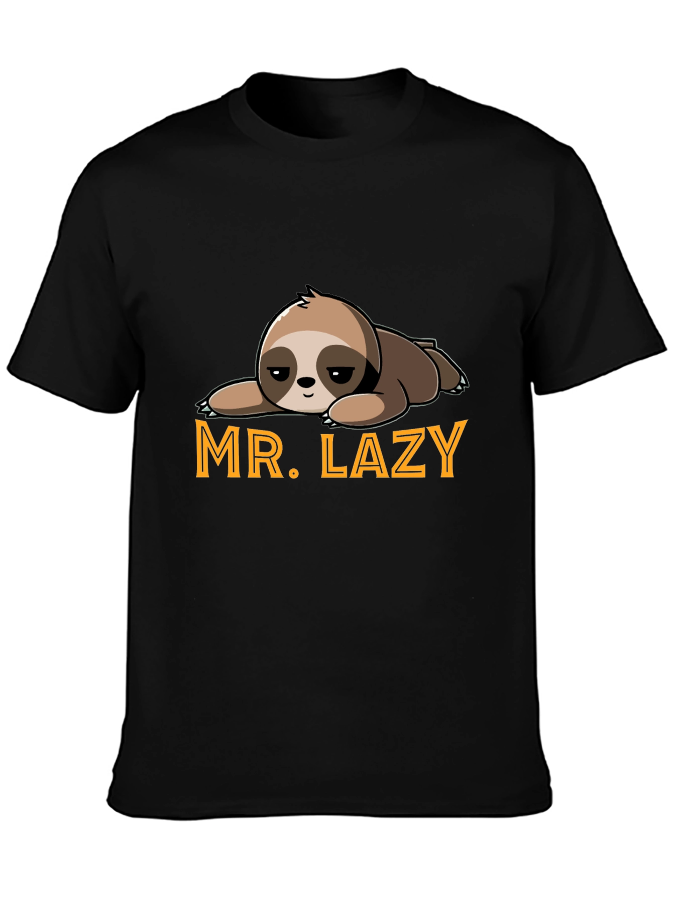 Mr. Lazy Sloth Graphic Tee - Relaxed Fit