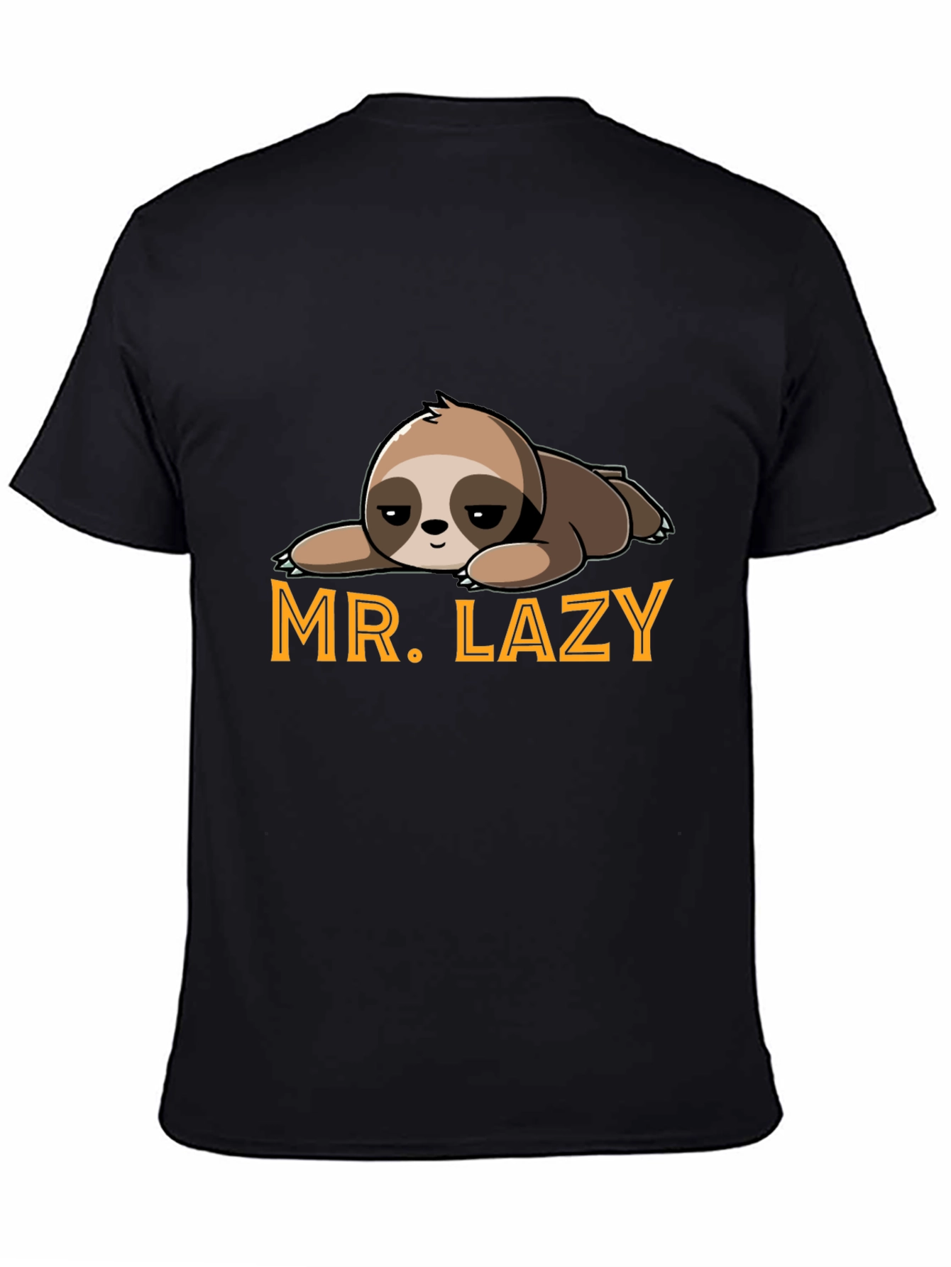 Mr. Lazy Sloth Graphic Tee - Relaxed Fit