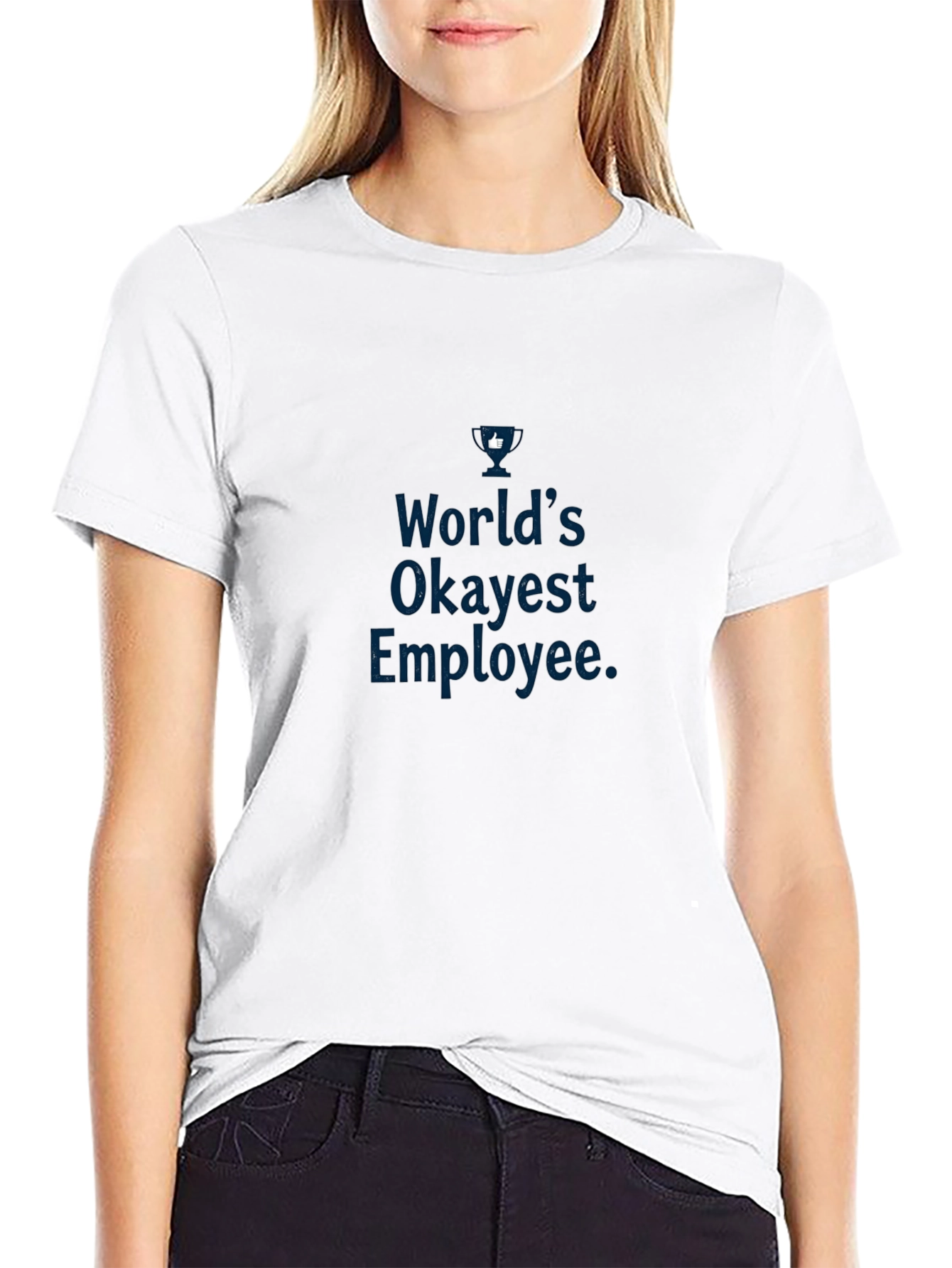 Worlds Okayest Employee Graphic Tee