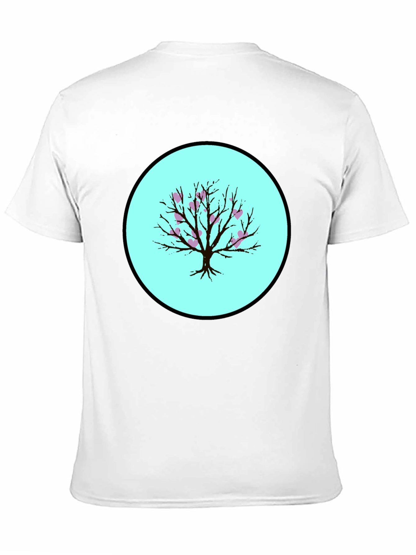 Heart Tree Black T-Shirt - Stylish Graphic Tee